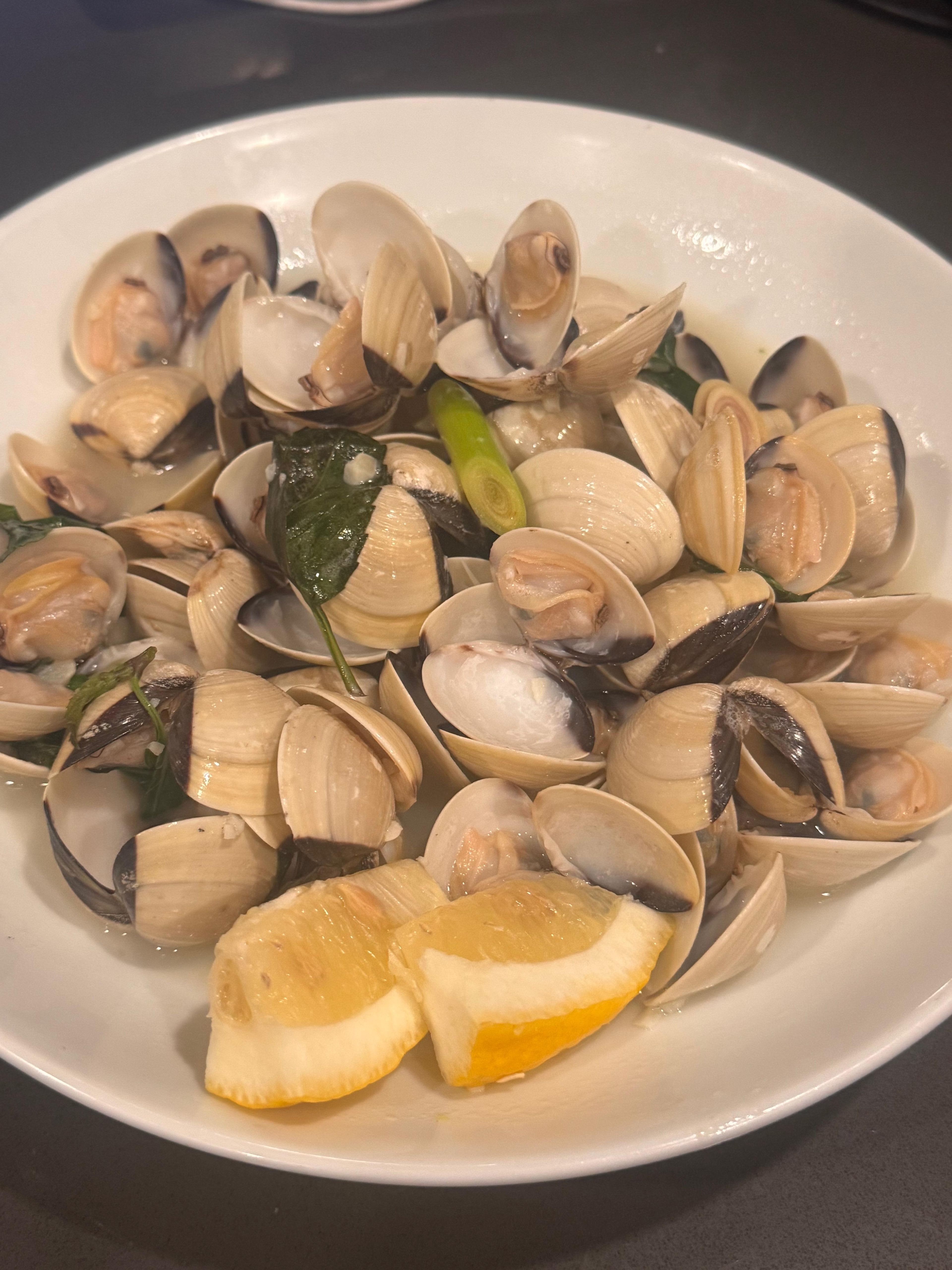 Steamed Clams.