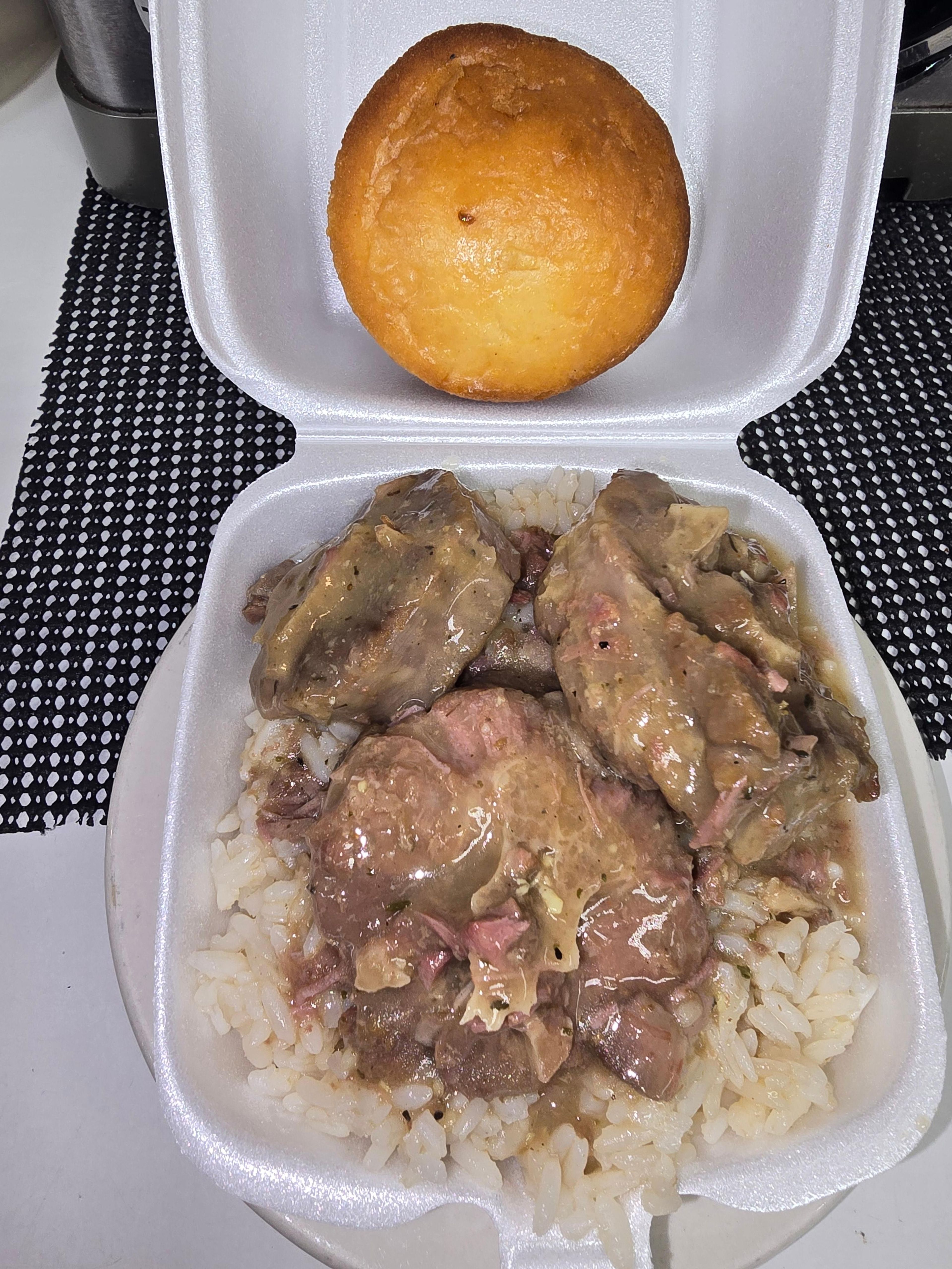 Turkey Necks & Rice.