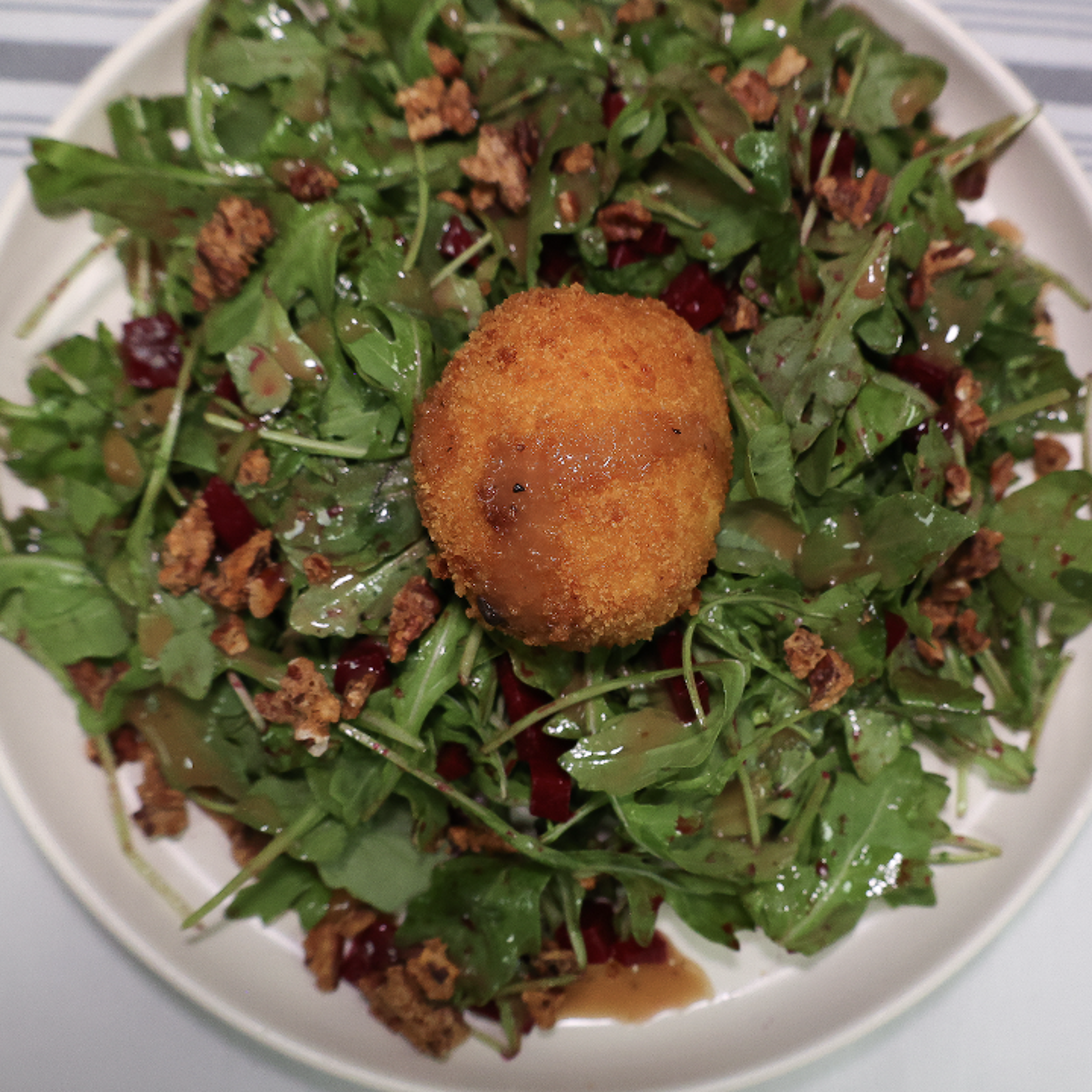 Fried Goat Cheese & Beet Salad.