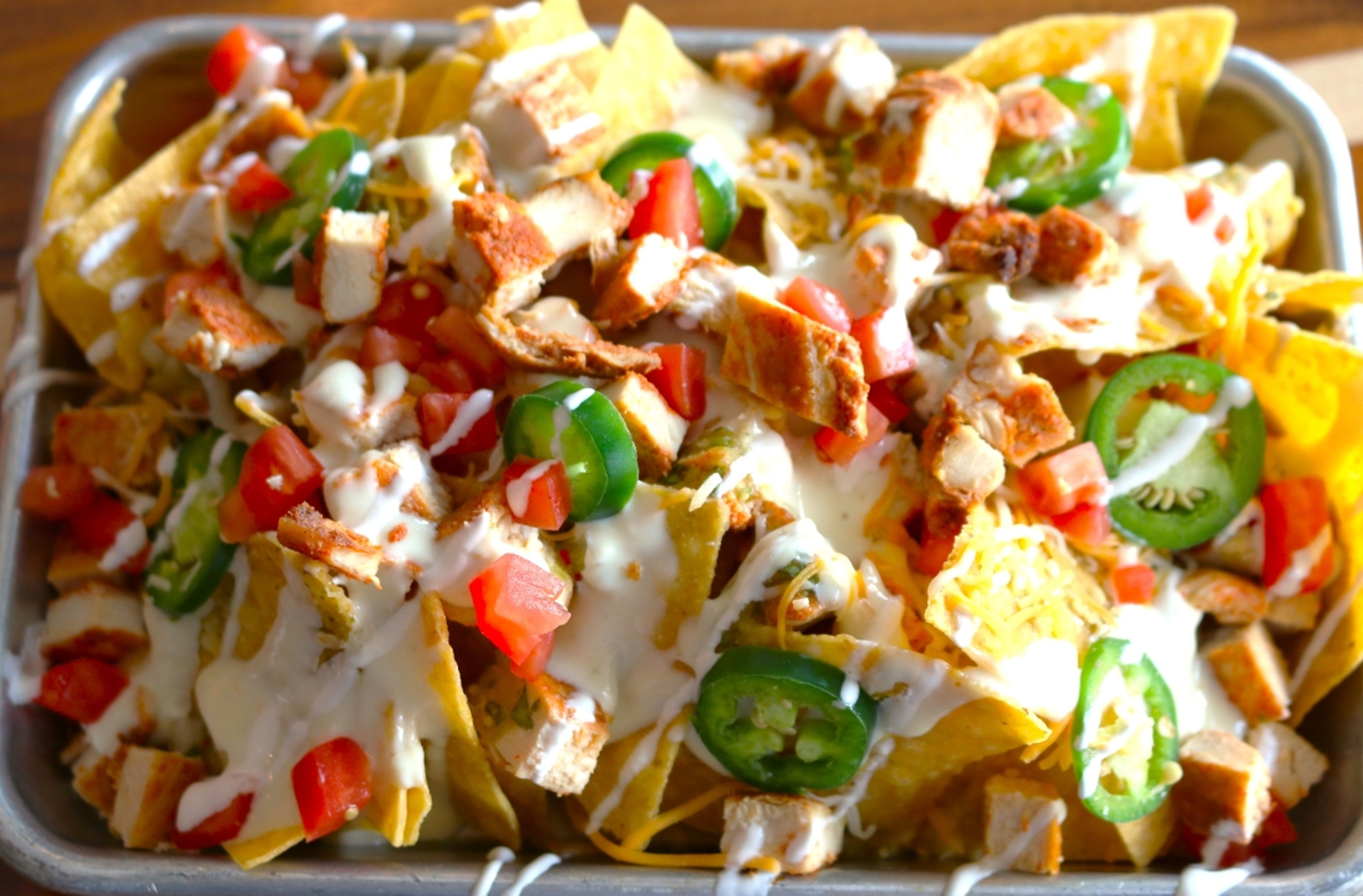 Chicken Nachos.