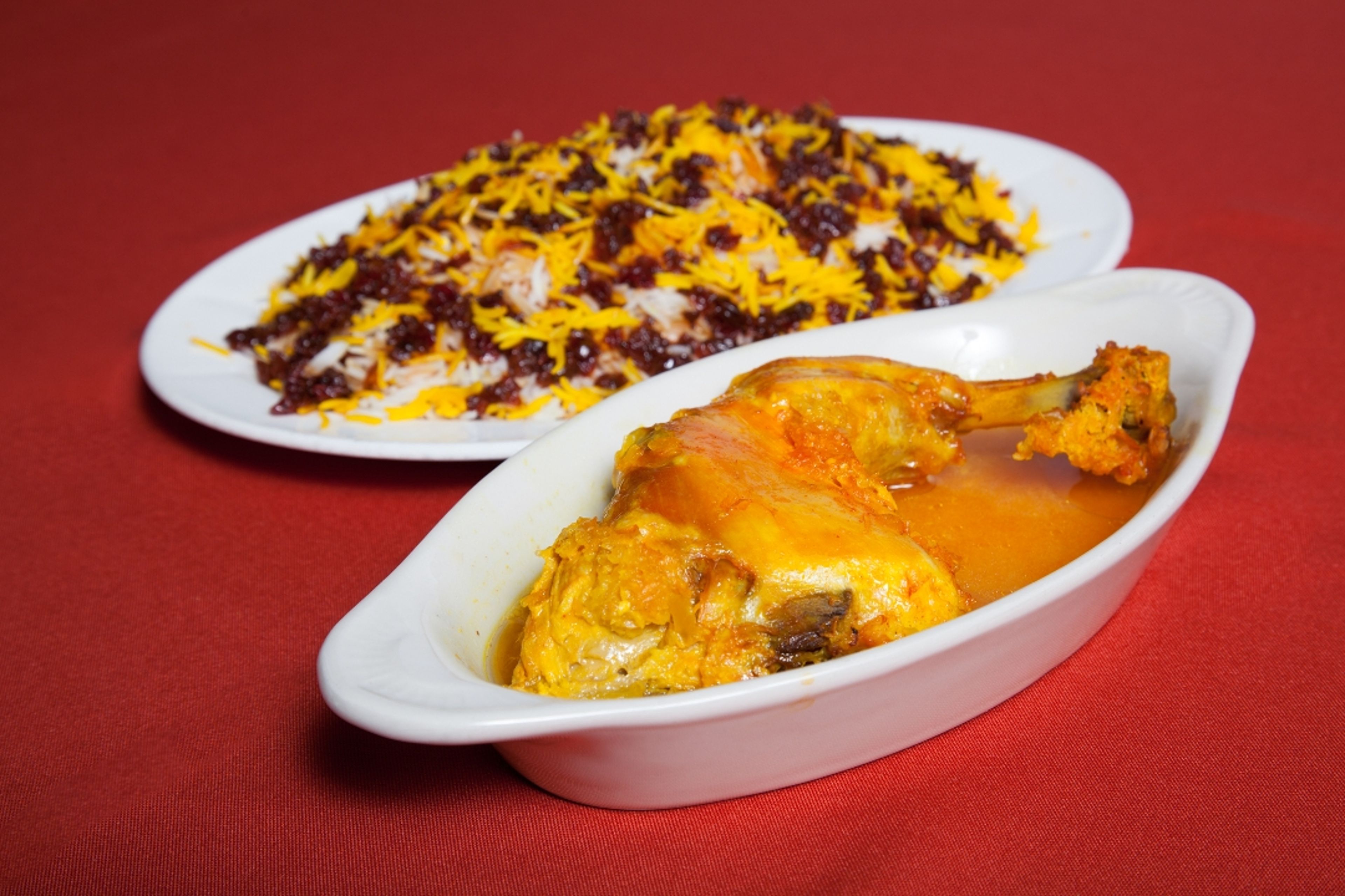 Zereshk Polo & Chicken.
