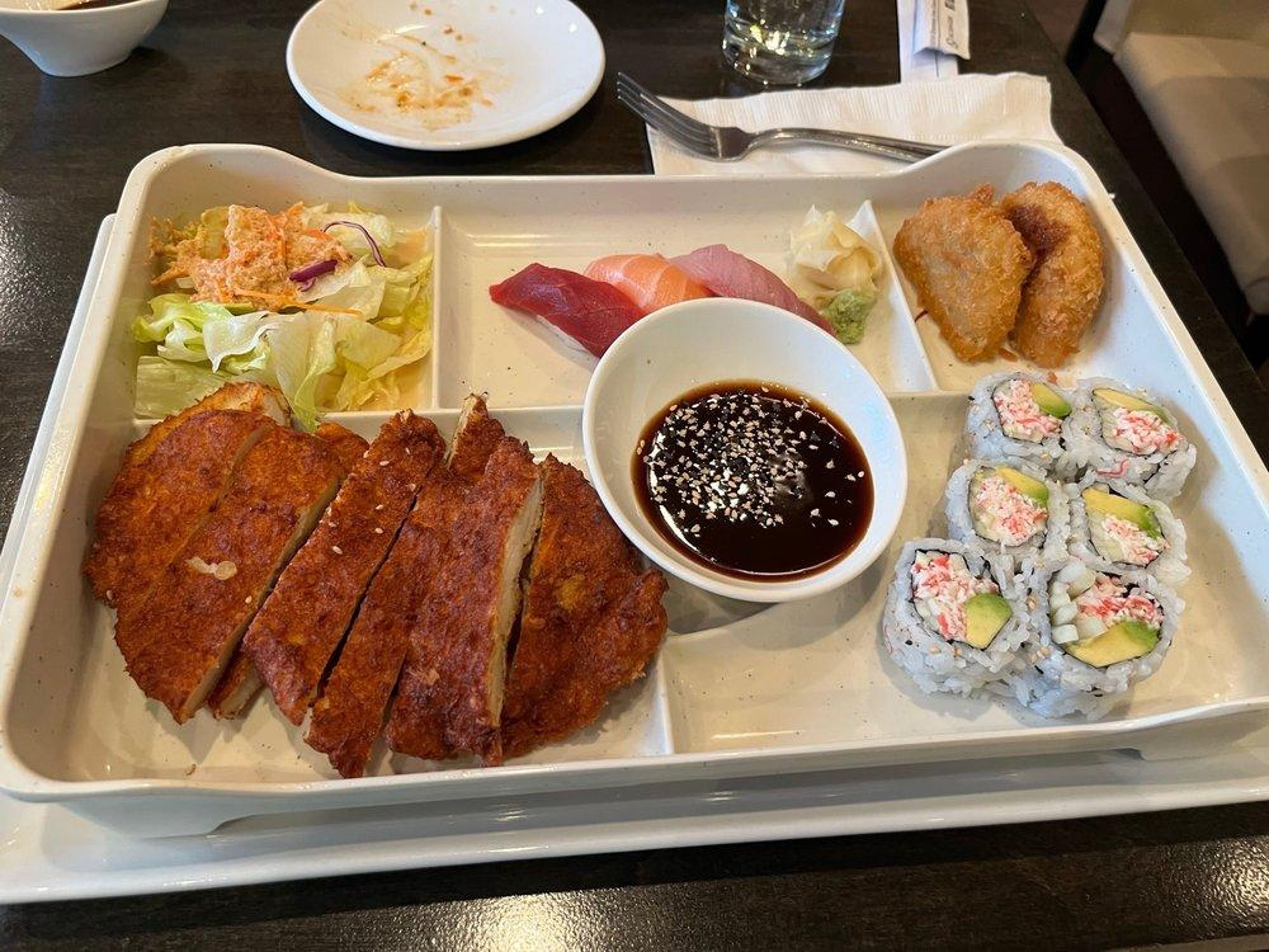 L Pork Kat Su Bento.