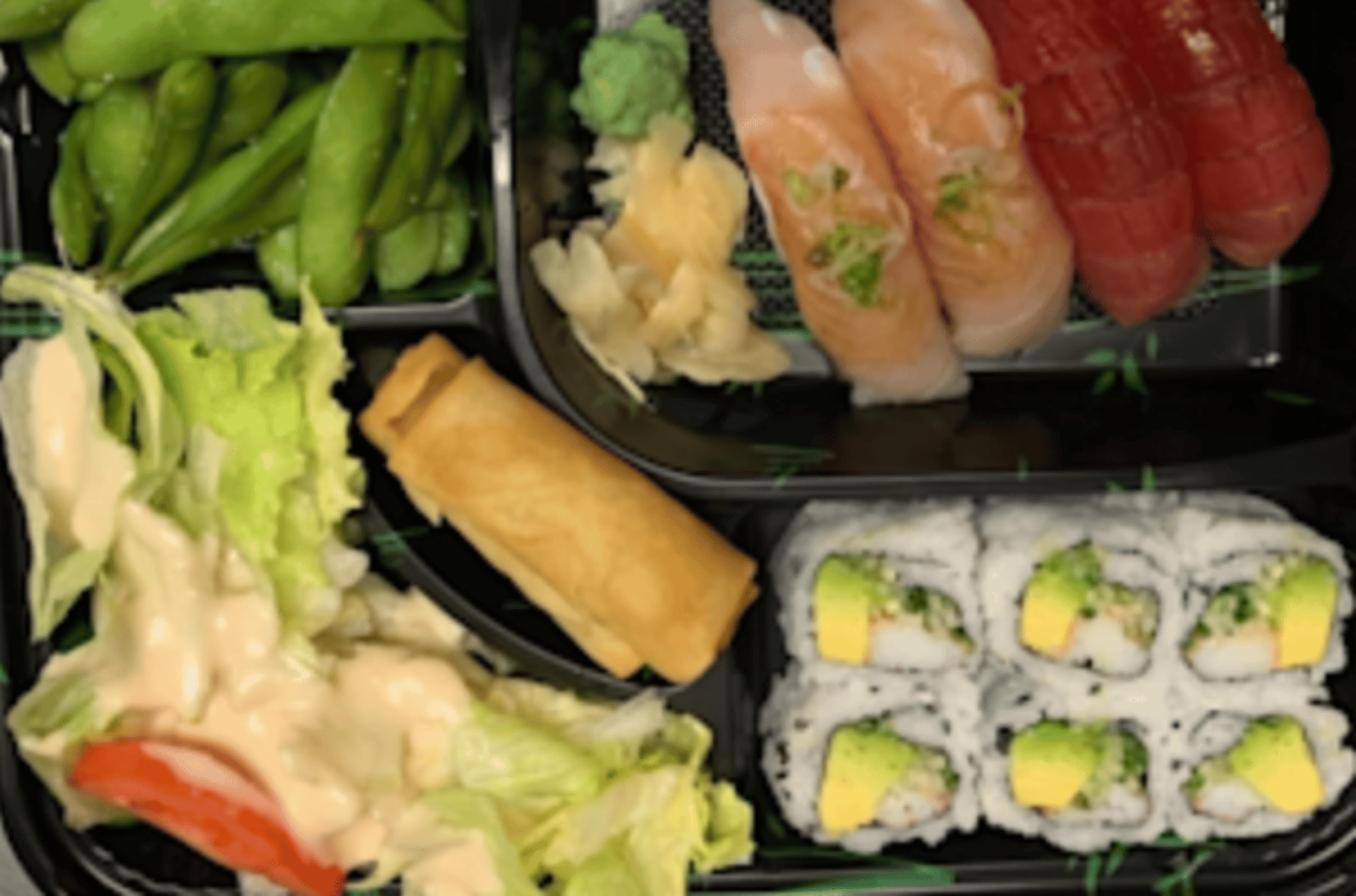 Sushi B Lunch Bento.