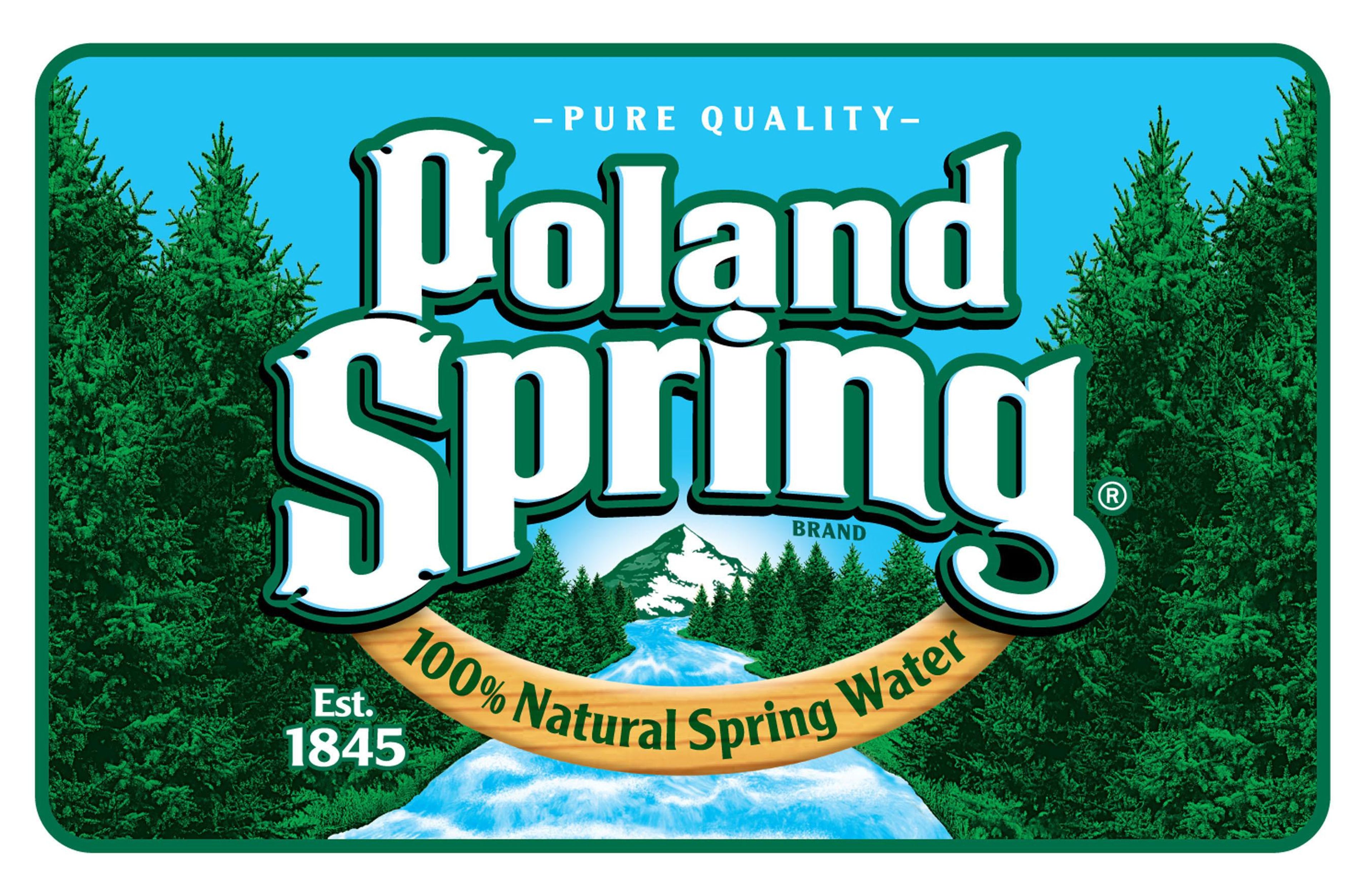 Poland Spring Water.