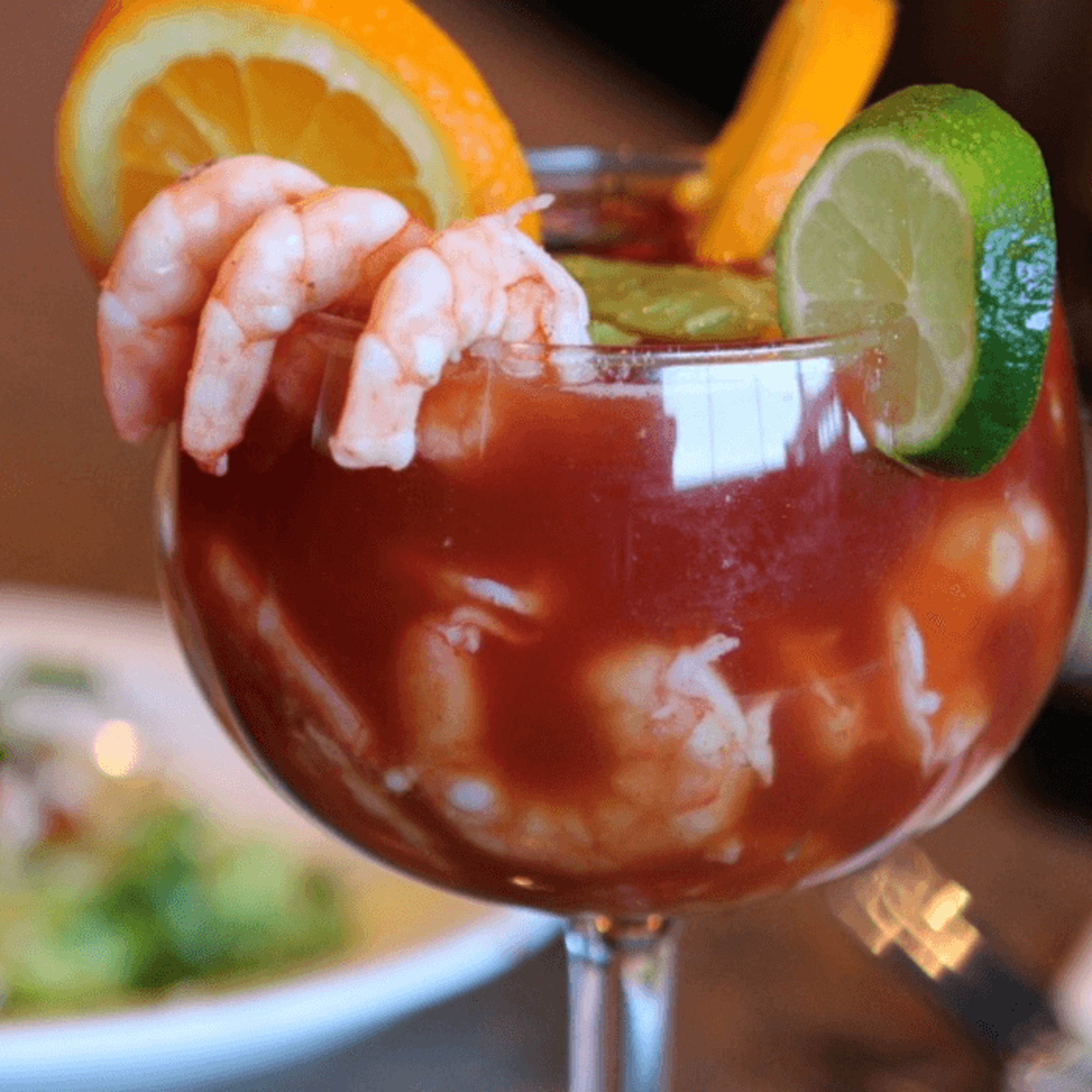 Mexican Shrimp cocktail.