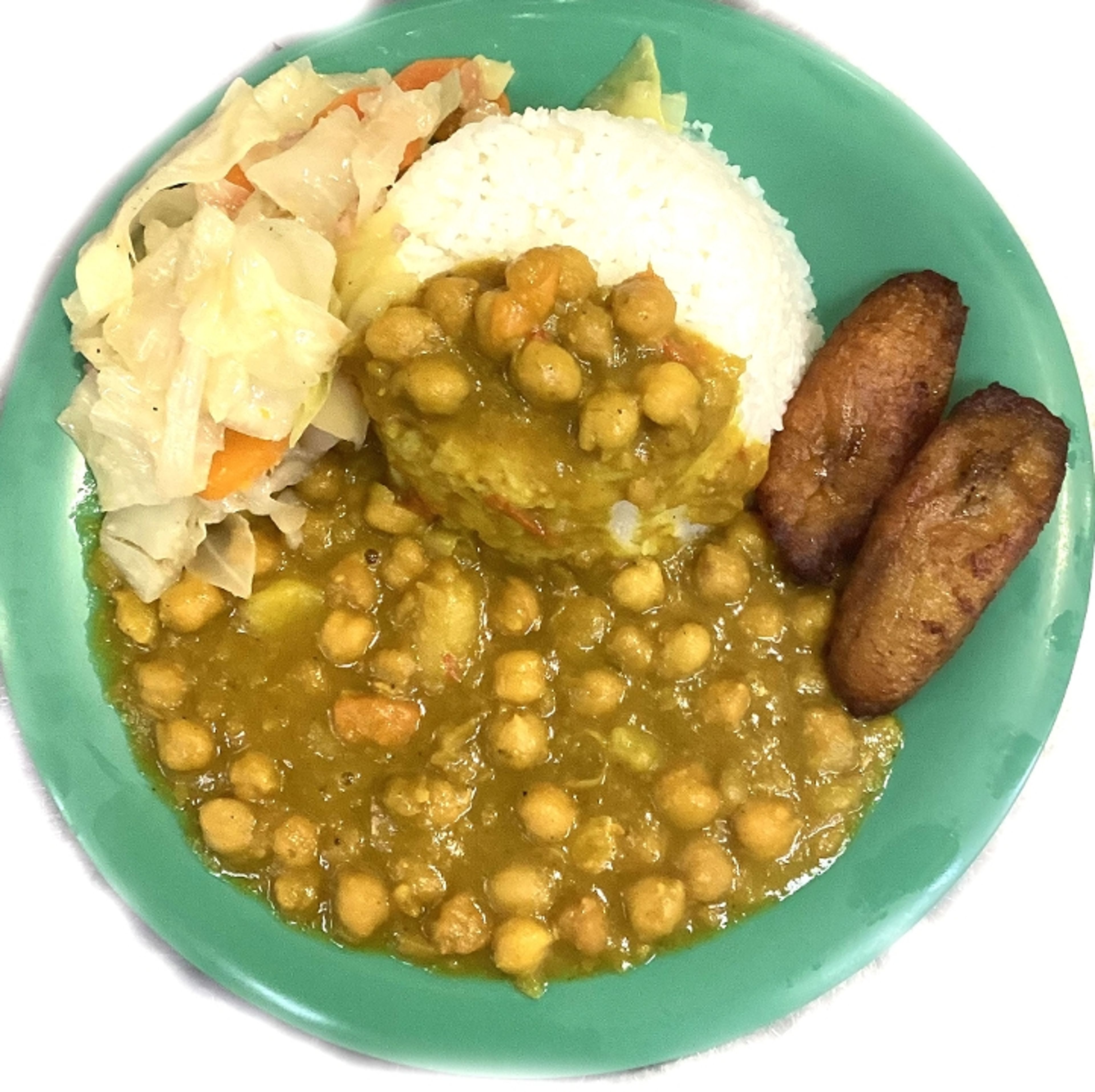 Curried chick peas md.