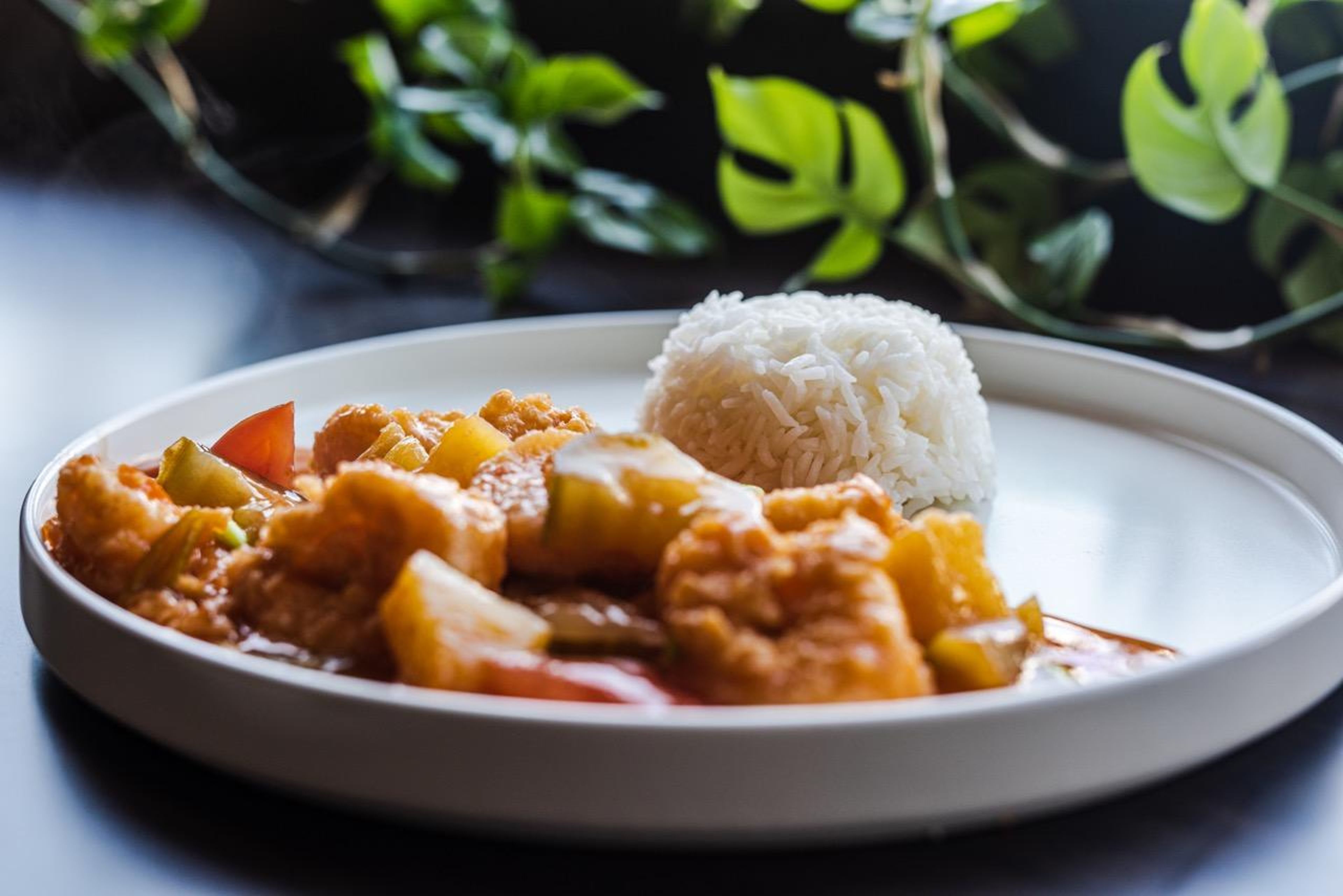 Thai Sweet and Sour Shrimp.