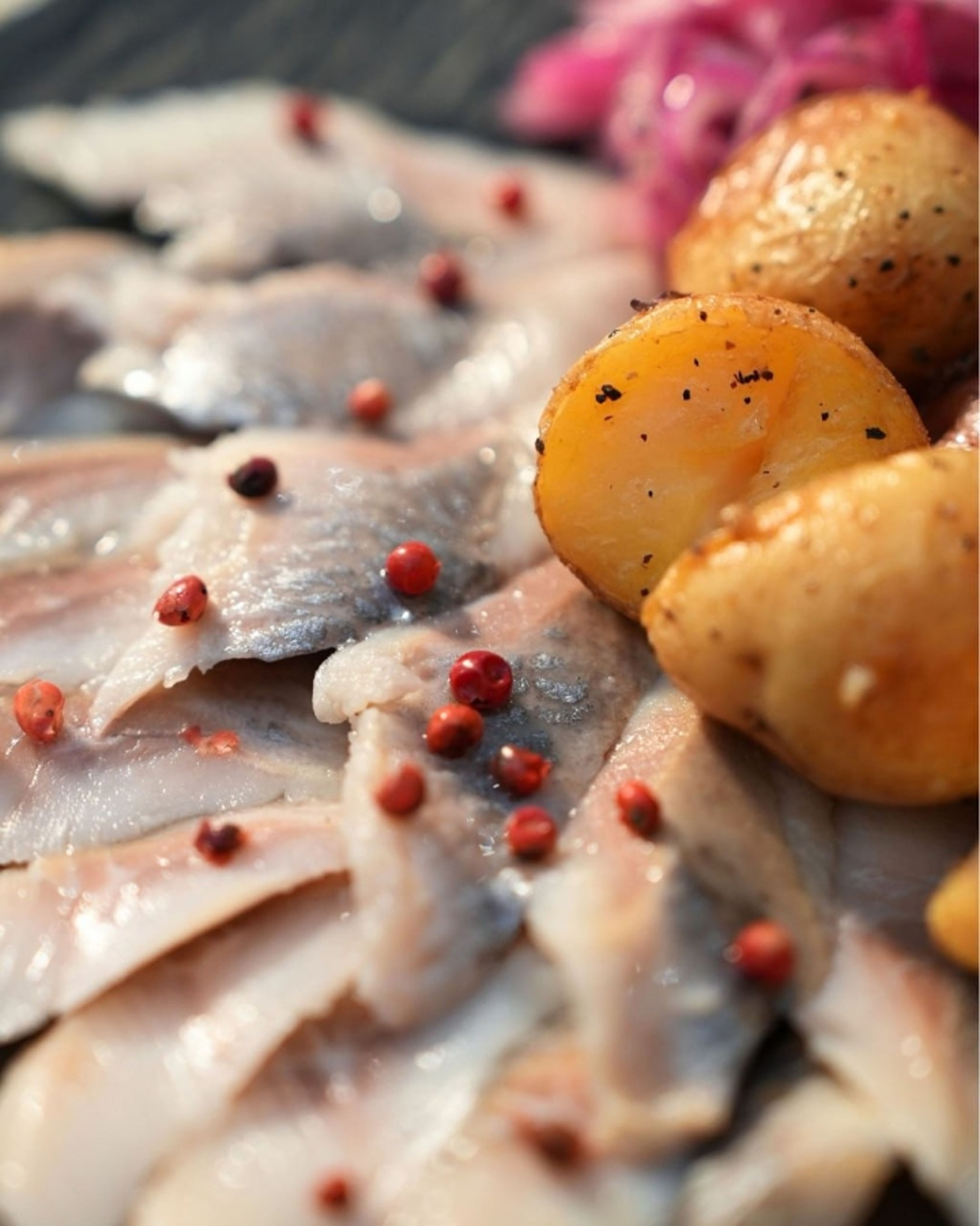 Herring & Potato Platter.