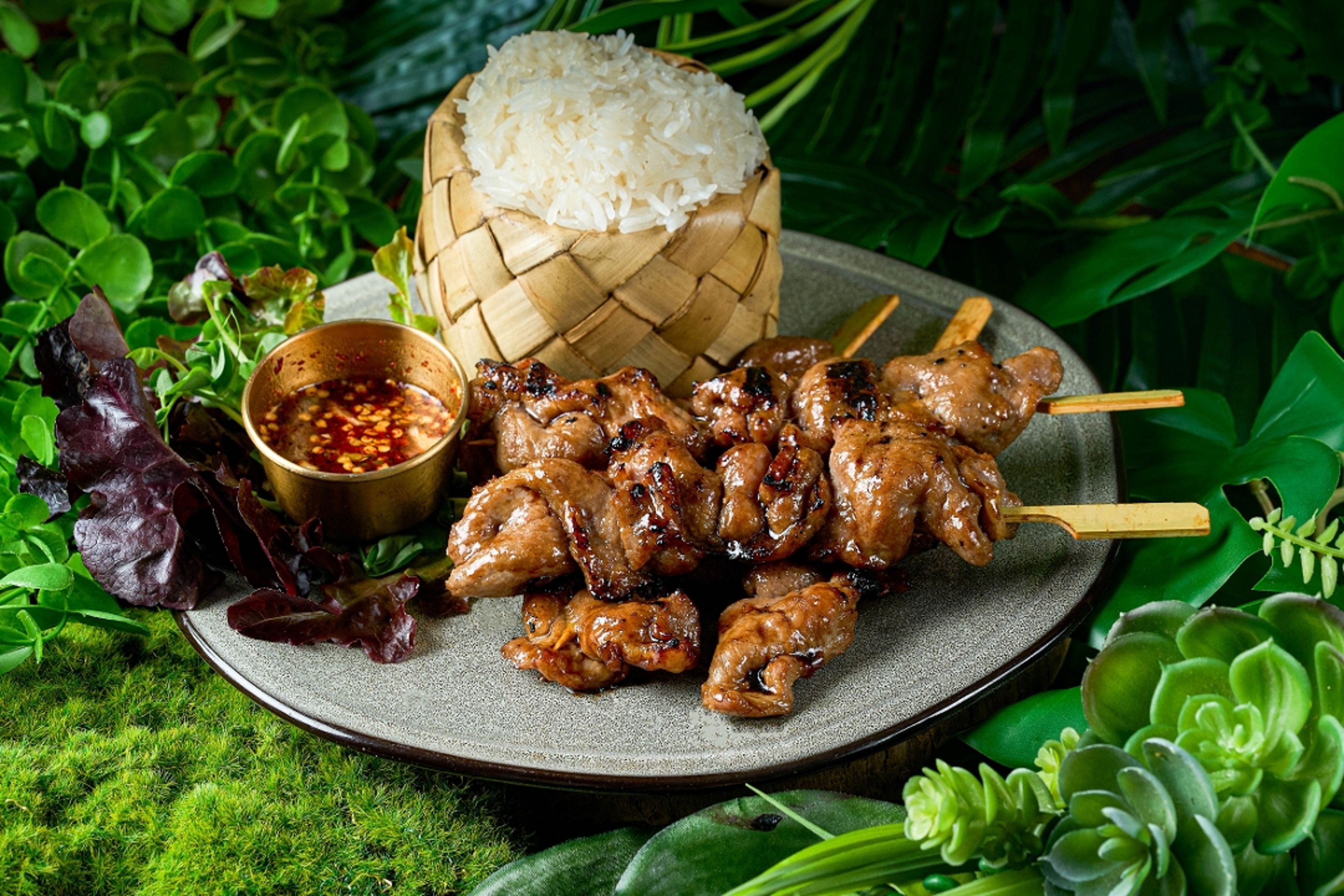 Moo Ping S 6 Serving.