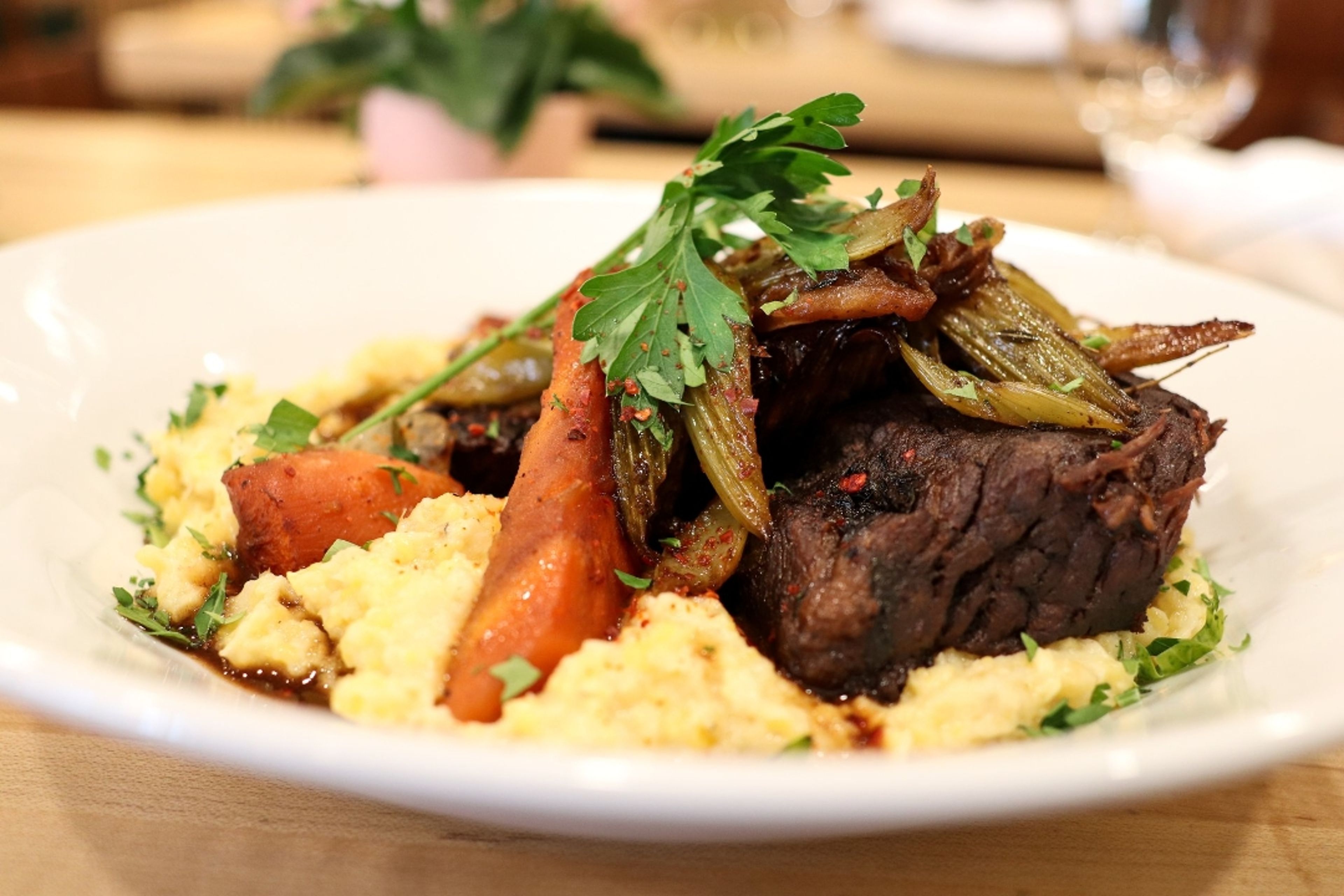 Drunken Beef Short Ribs.