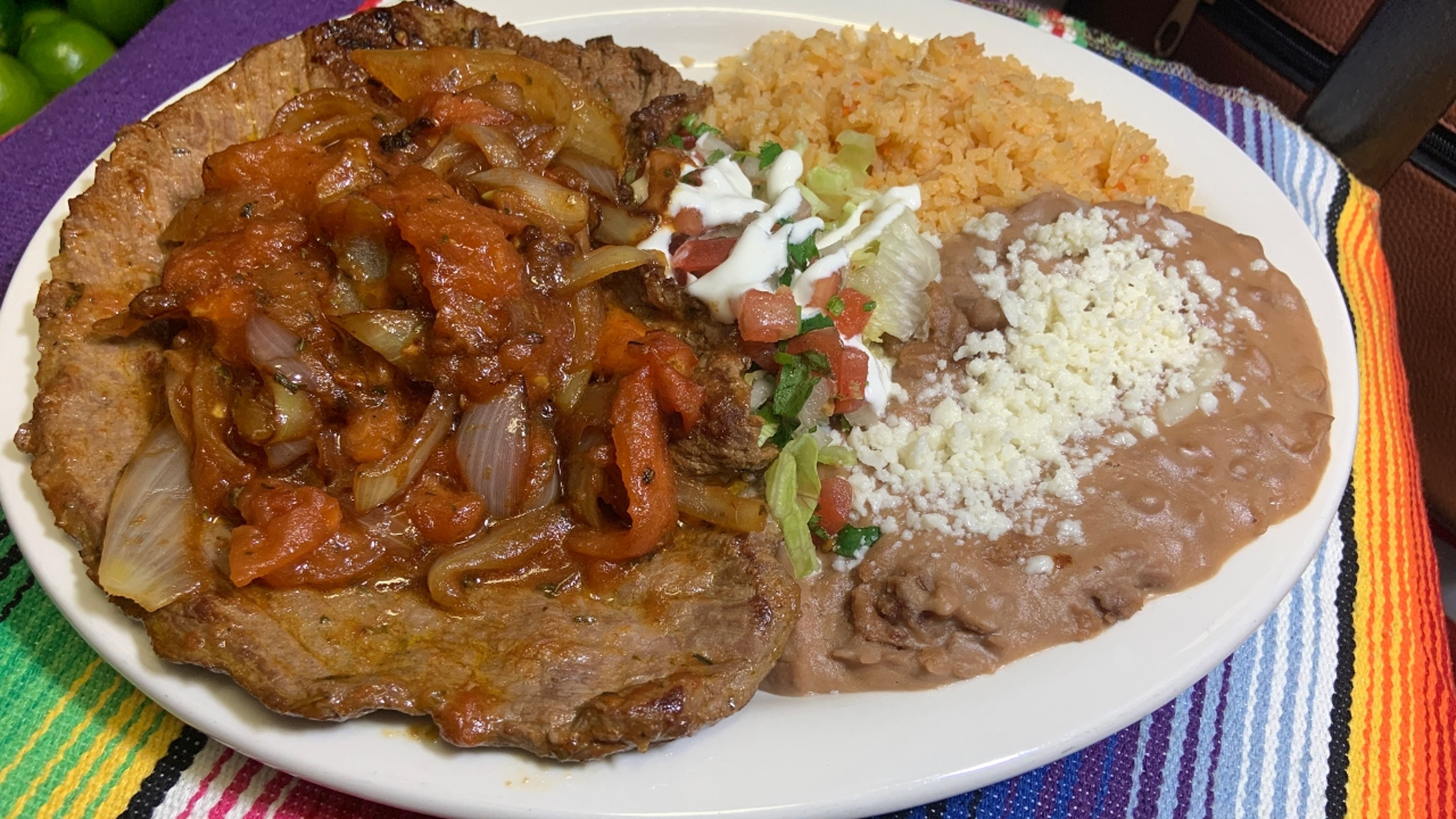 Bistec (Steak) Ranchero.