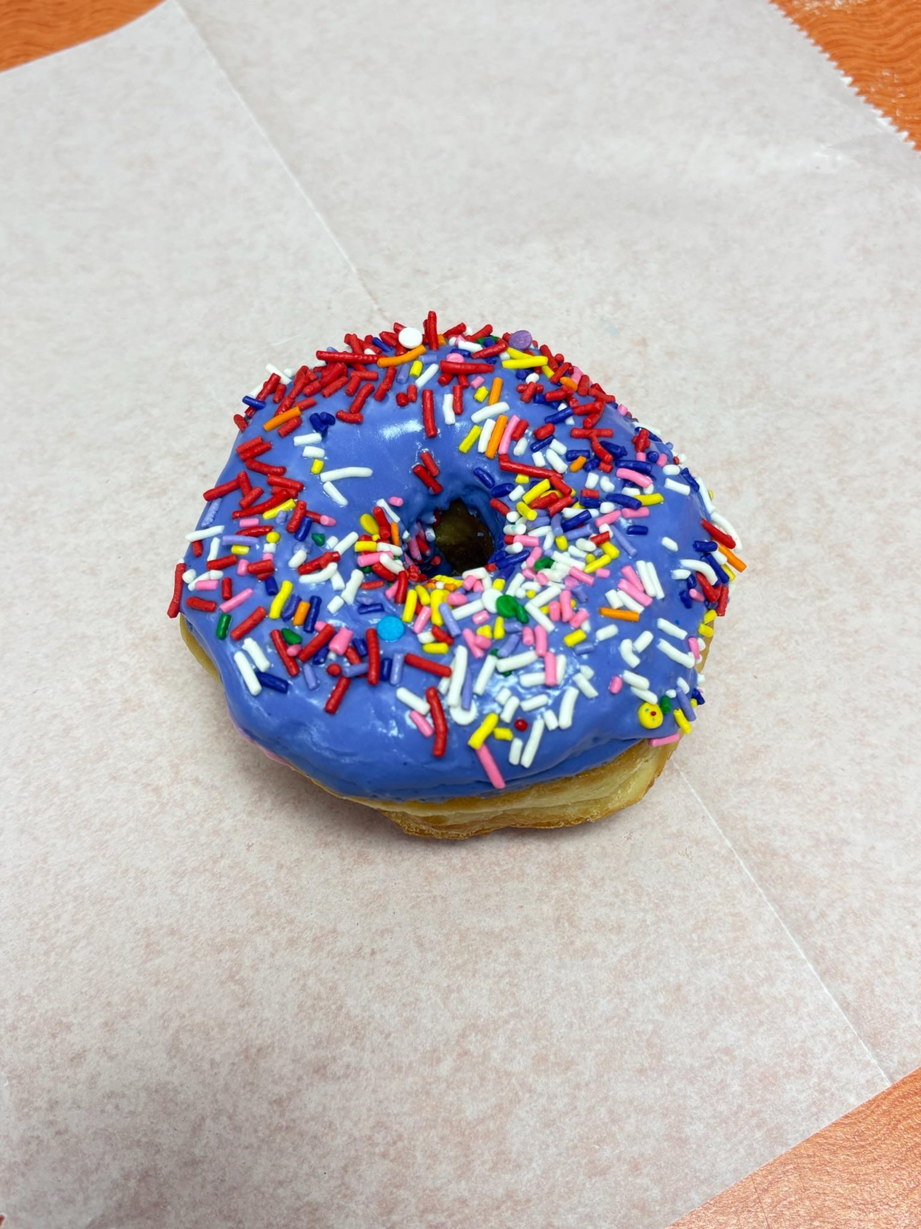 Purple Ice w/Sprinkles.