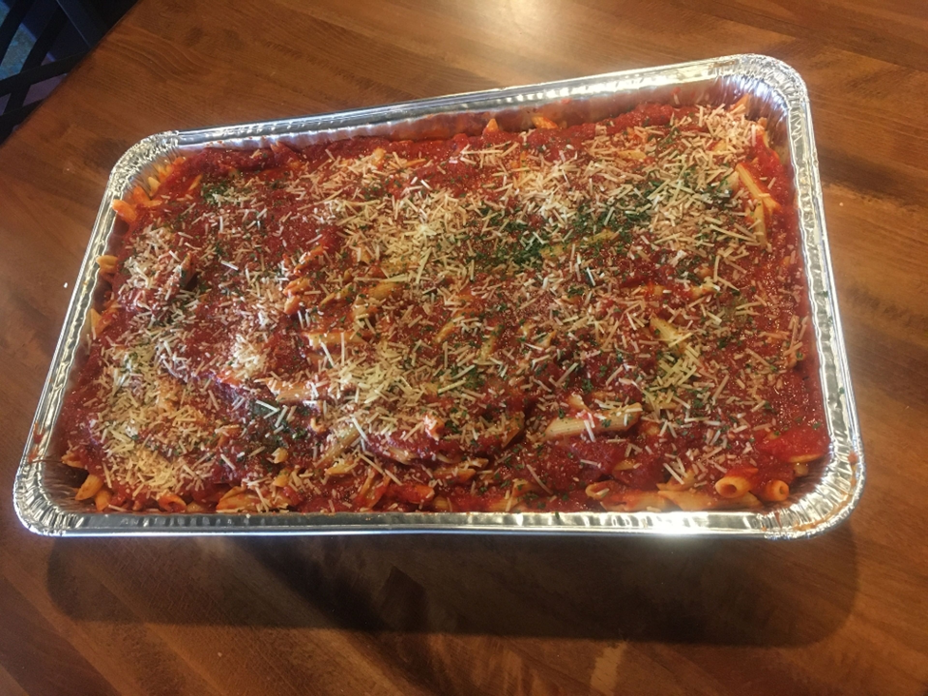 Penne or Spaghetti w/ Marinara Catering.