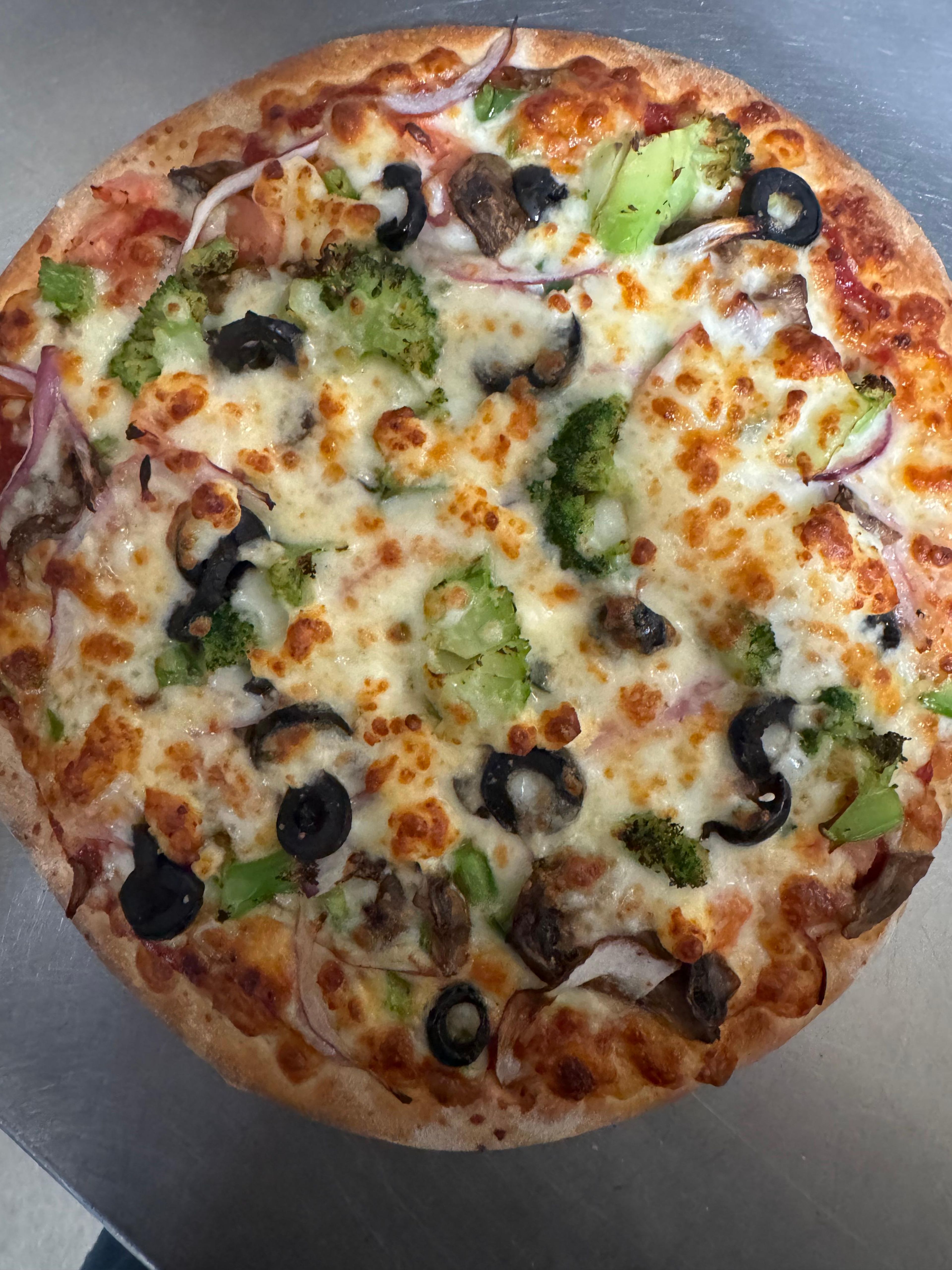 Large Veggie Lovers.