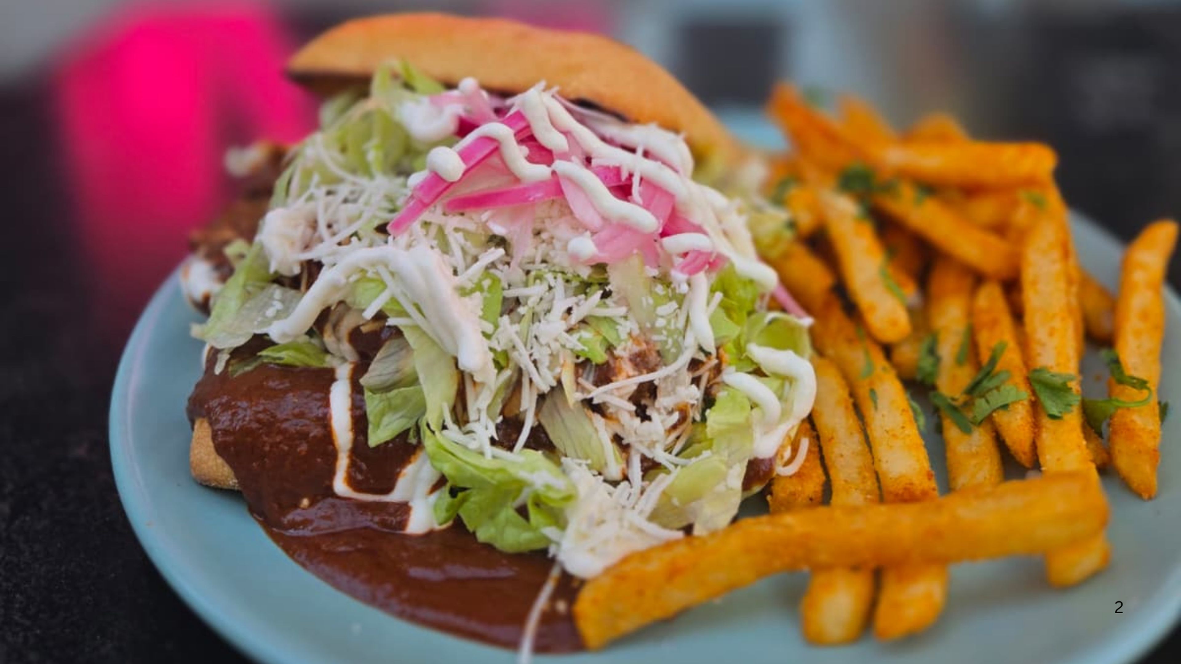 Chicken Mole Sandwich.