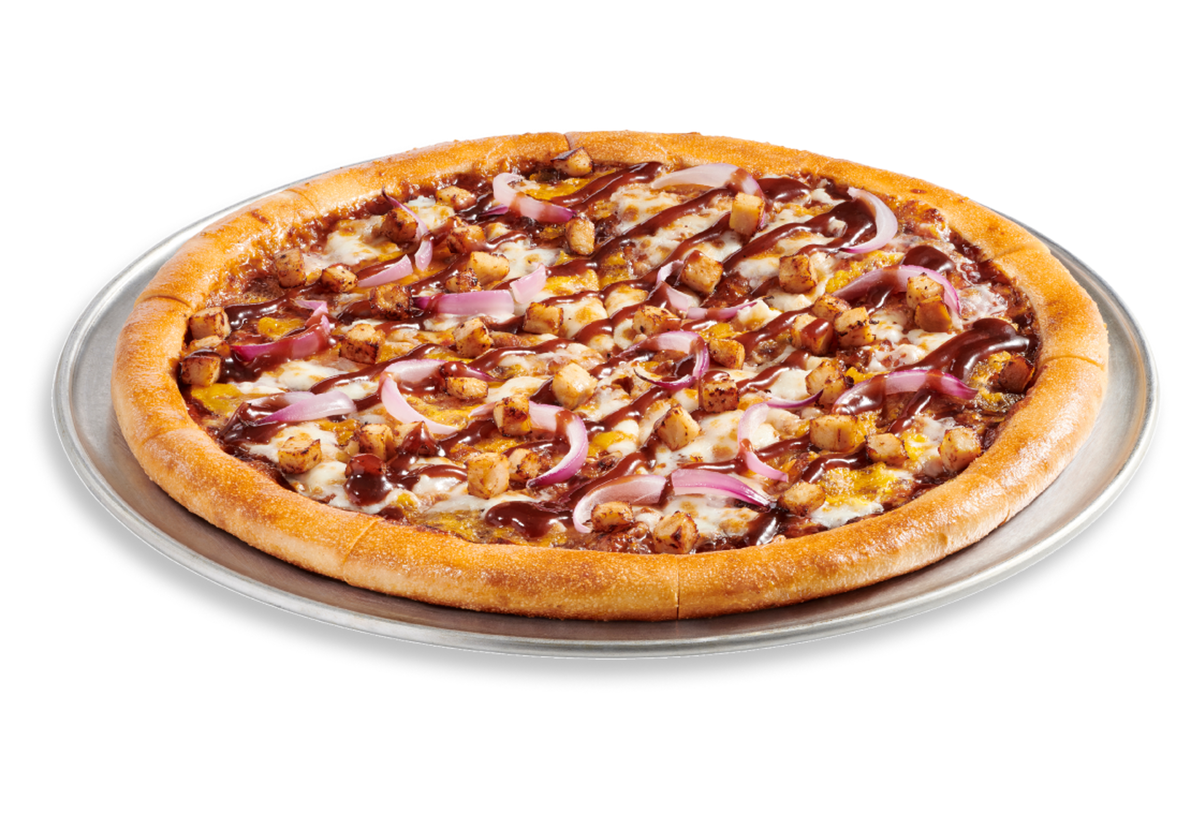 BBQ Chicken Pizza.