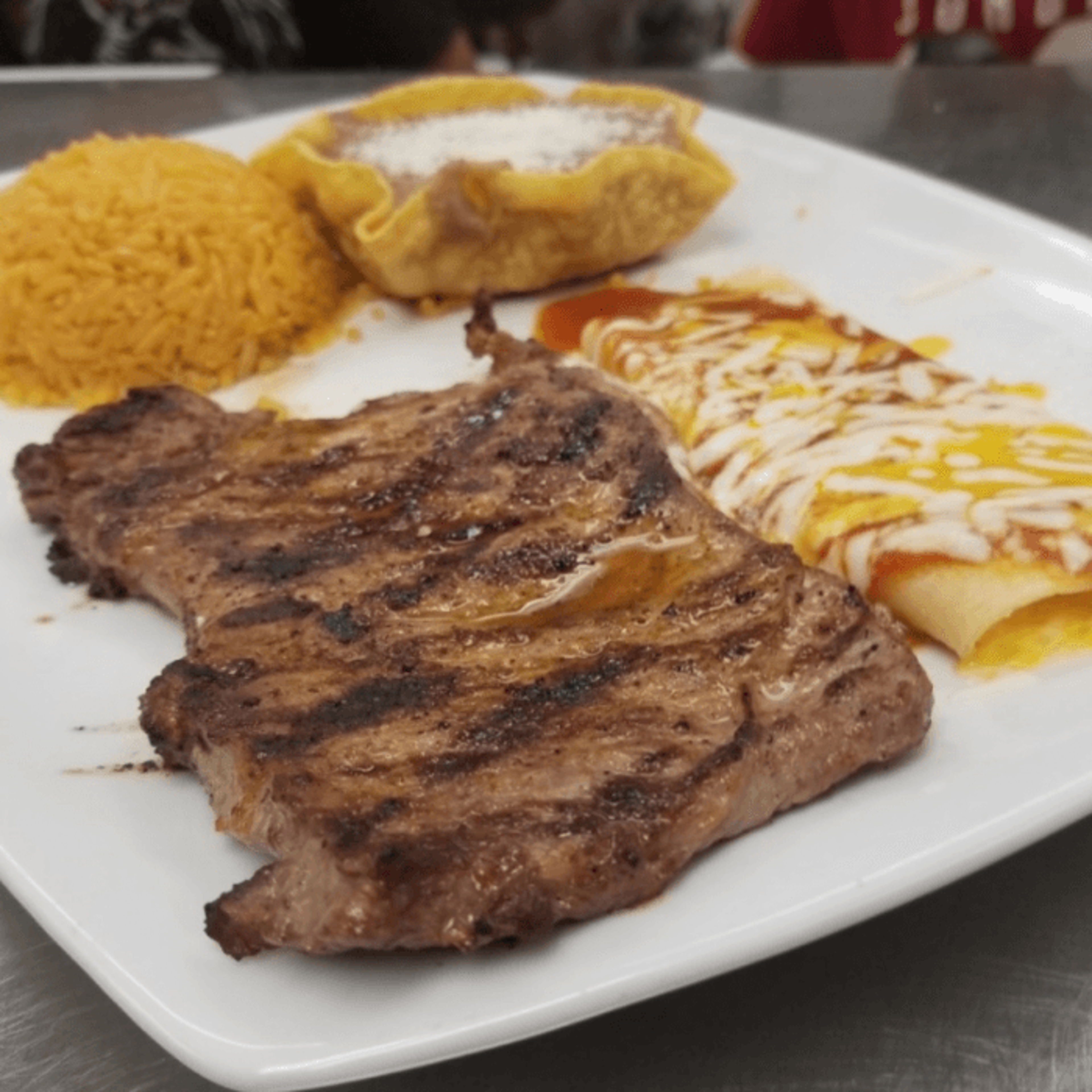 Steak Tampiquena.