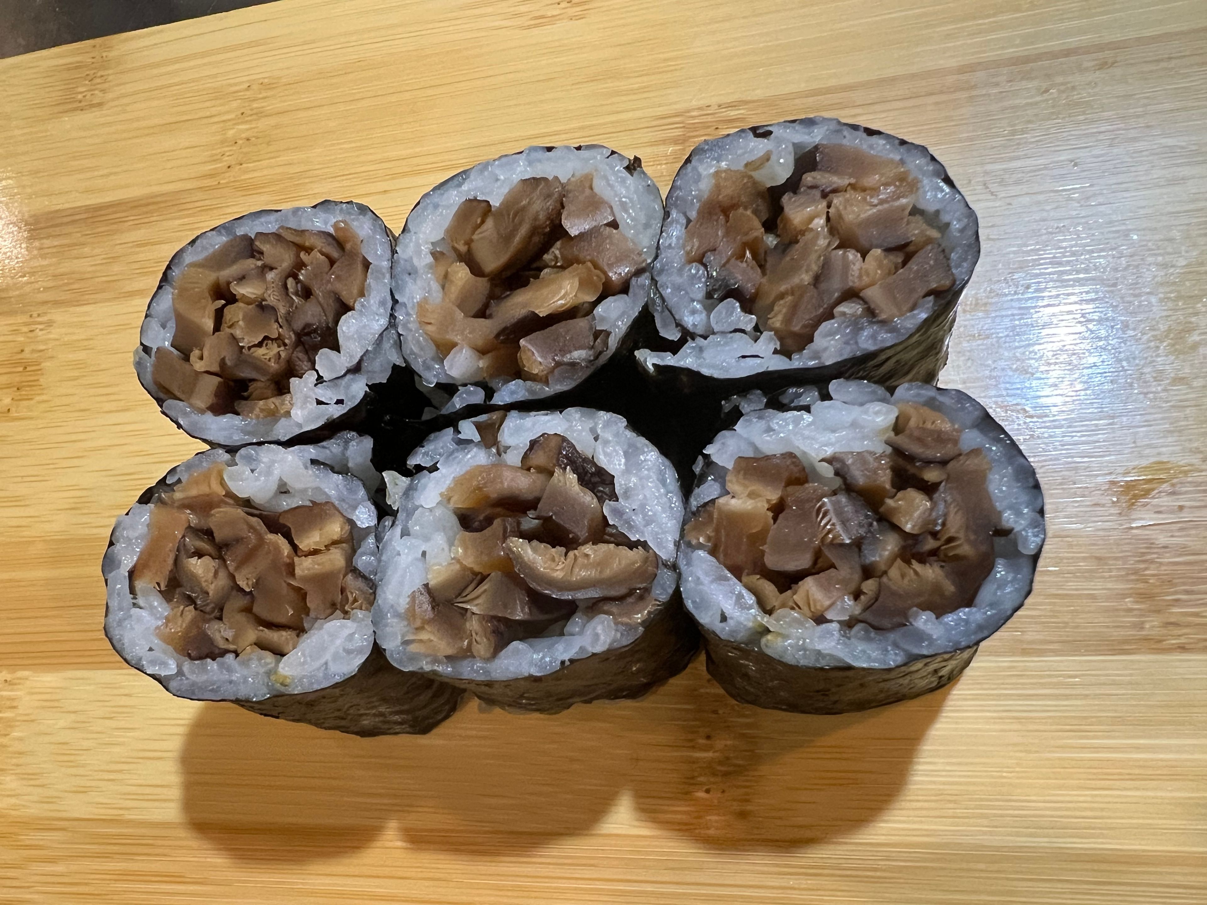Shiitake Mushroom roll.