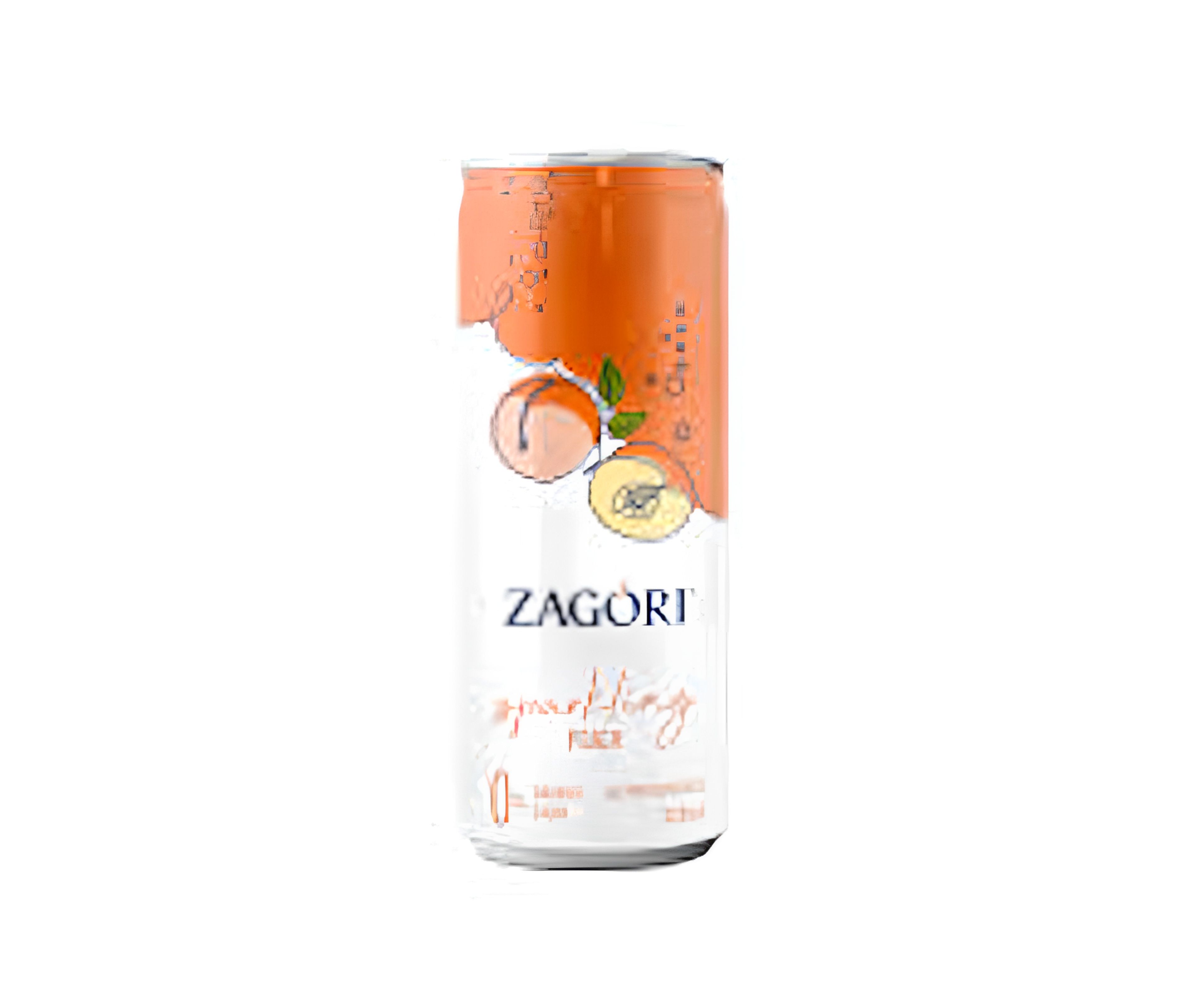 ZAGORI (GREEK) SPARKLING WATER  PEACH FLAVOURED.