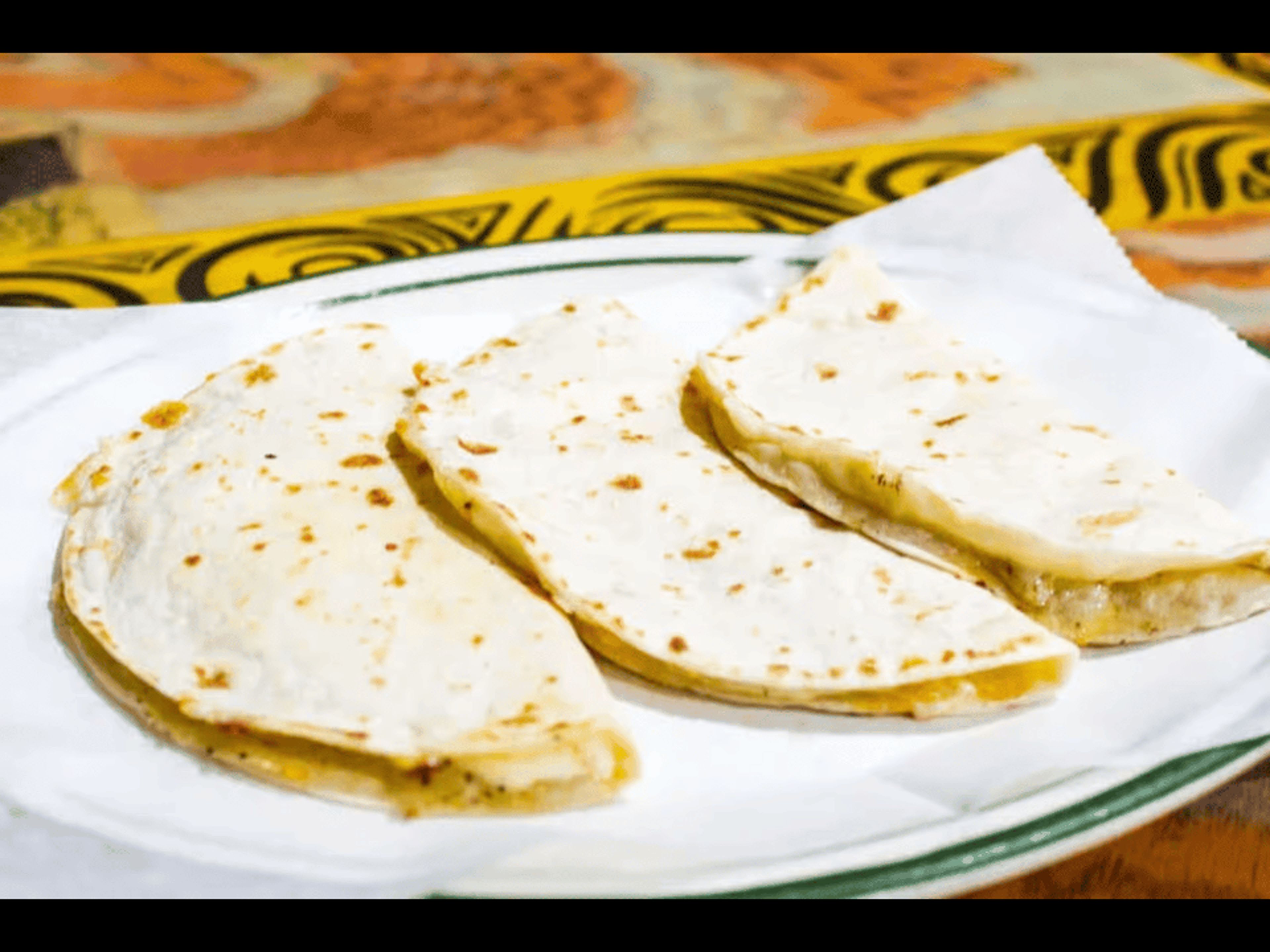 Quesadillas A La Carte.