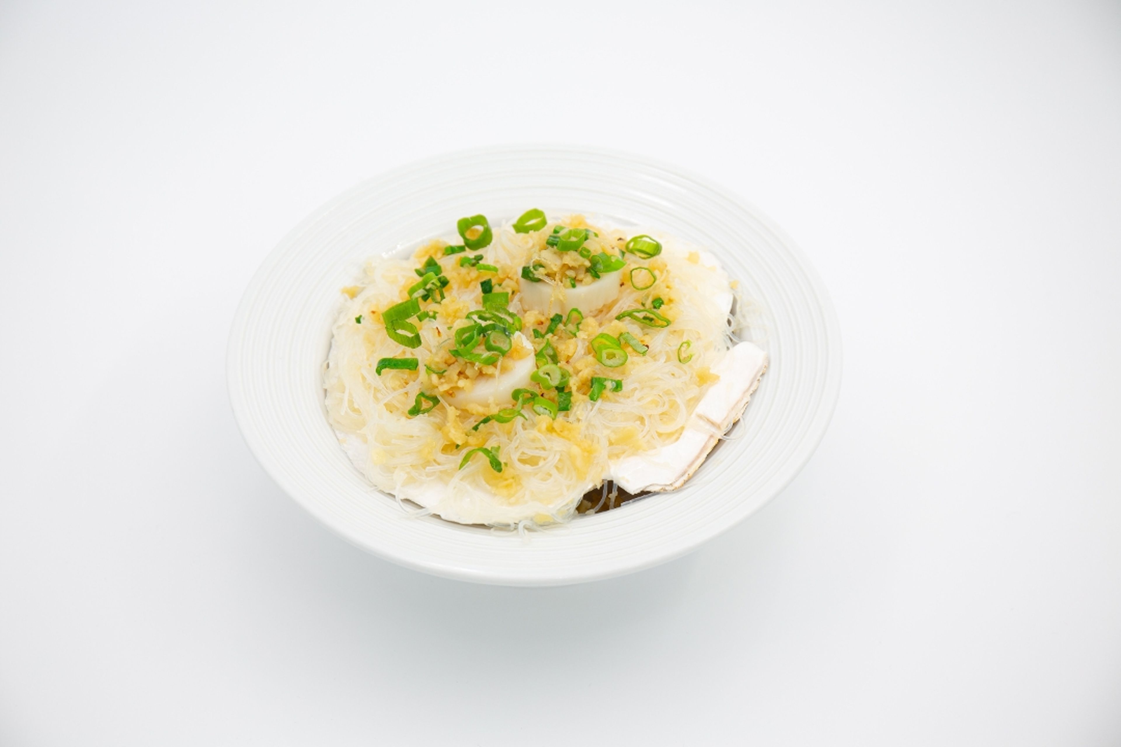 Steamed Scallop with fresh garlic.