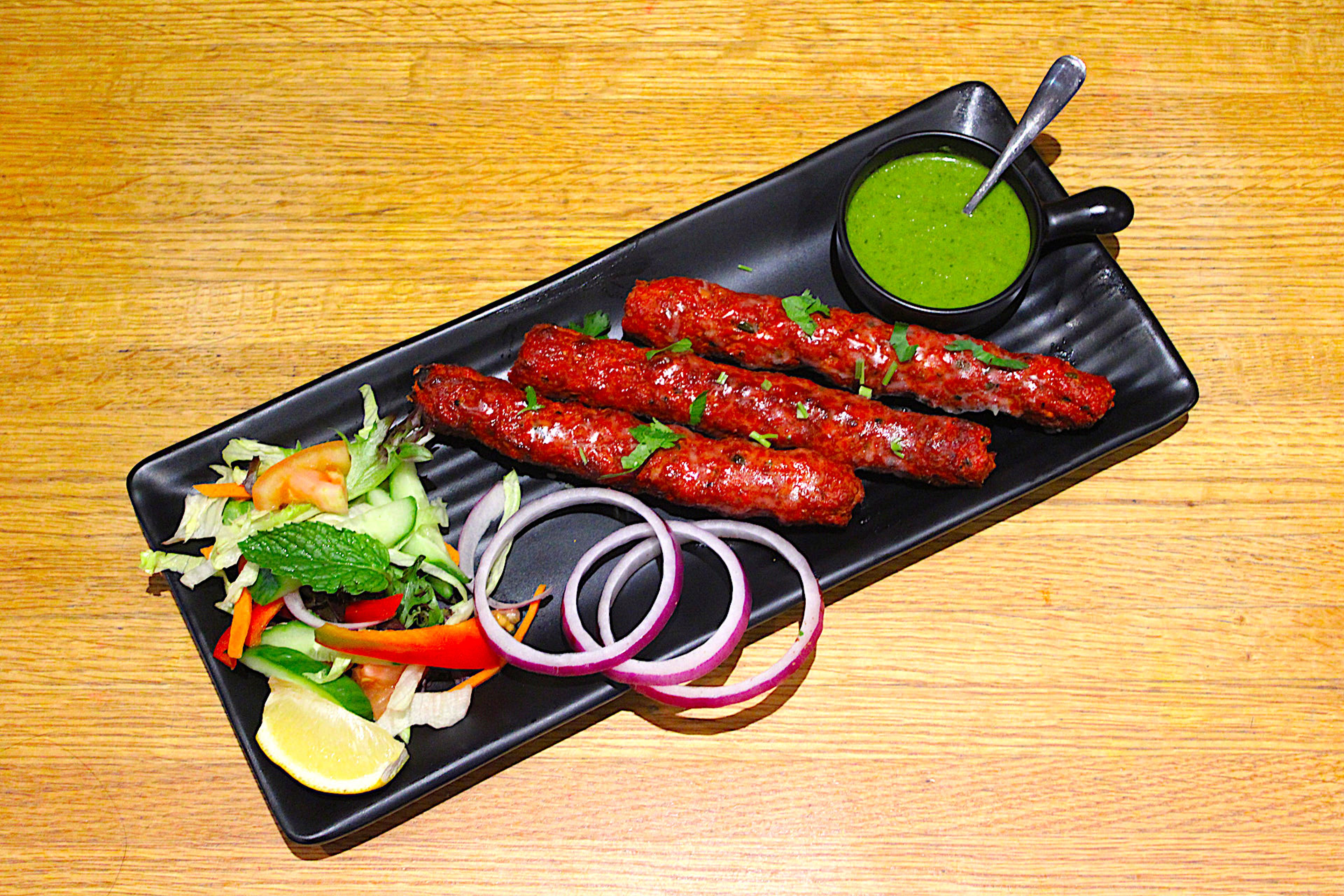 Lamb Seekh Kabab.