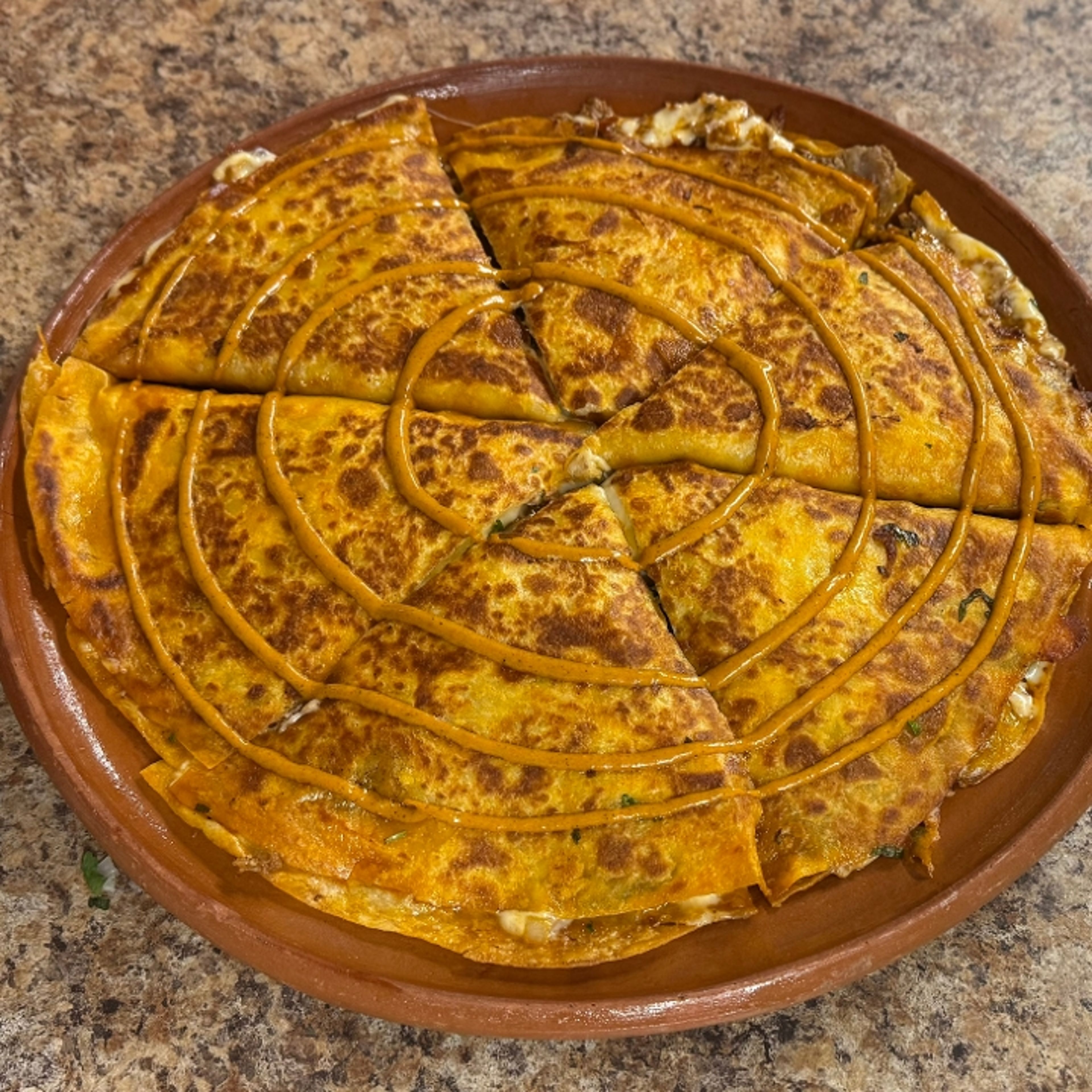 Spicy Quesabirria Pizza 🌾.