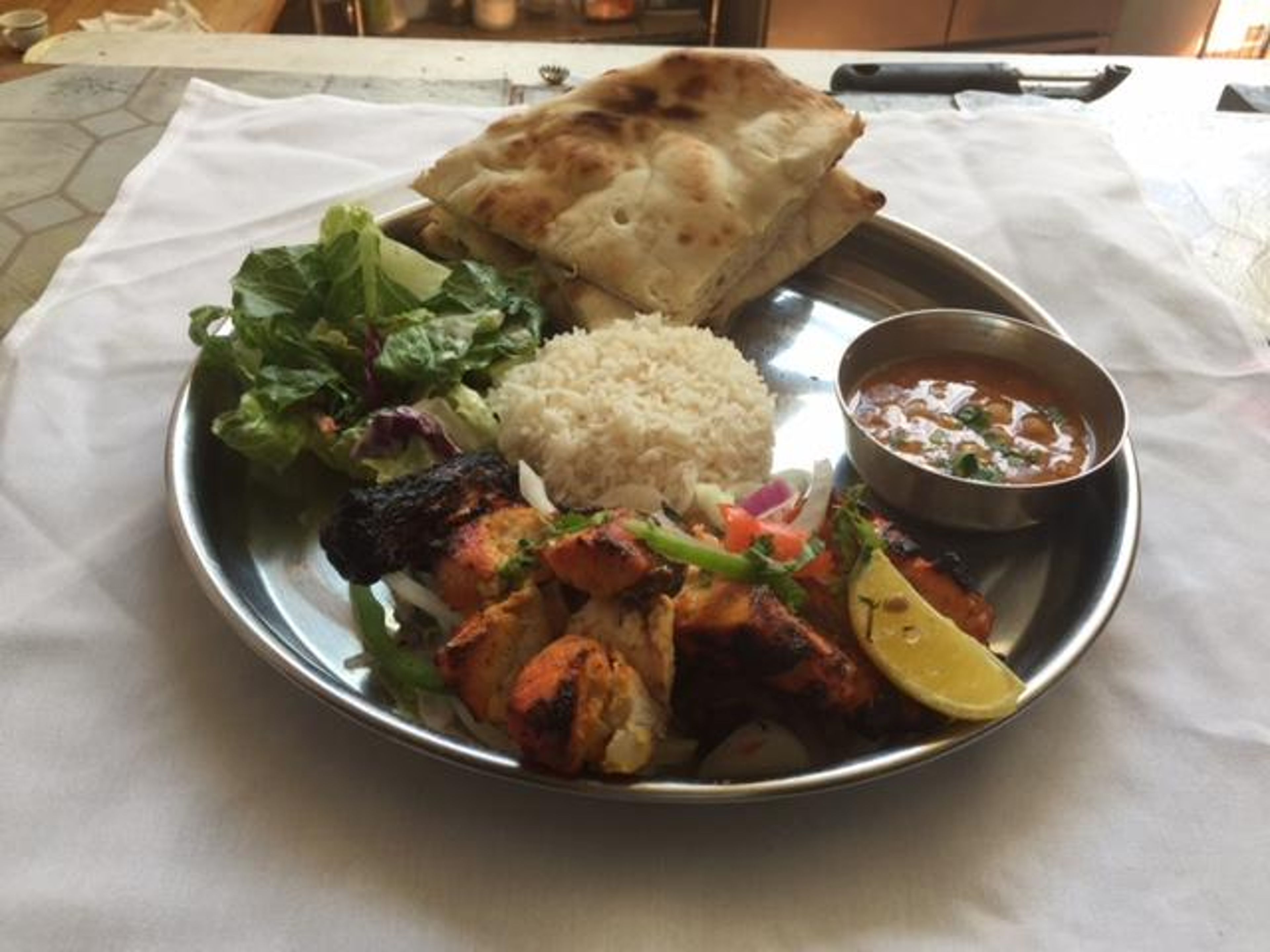 Tandoori Special Lunch.