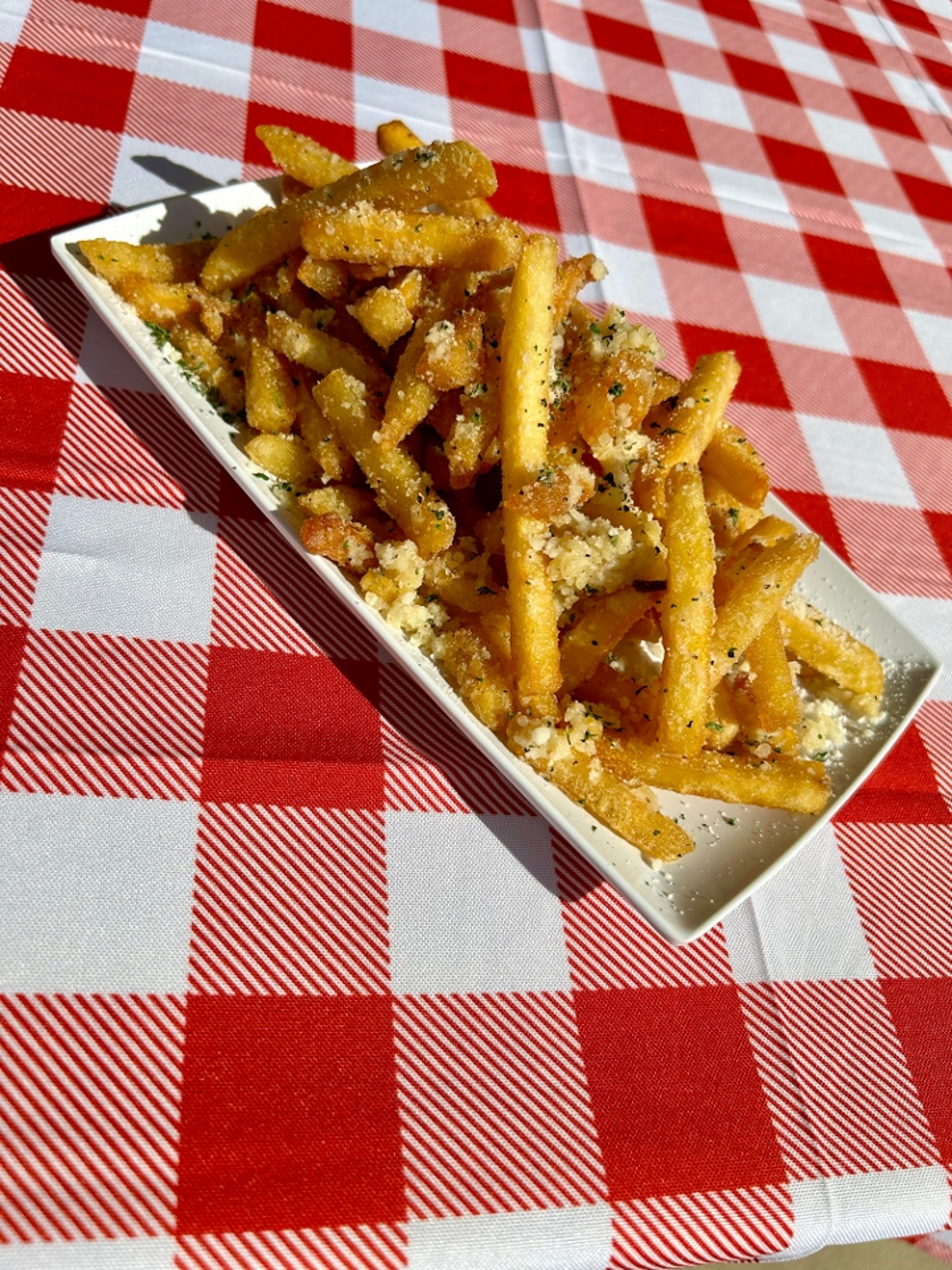 Garlic Parm Fries.
