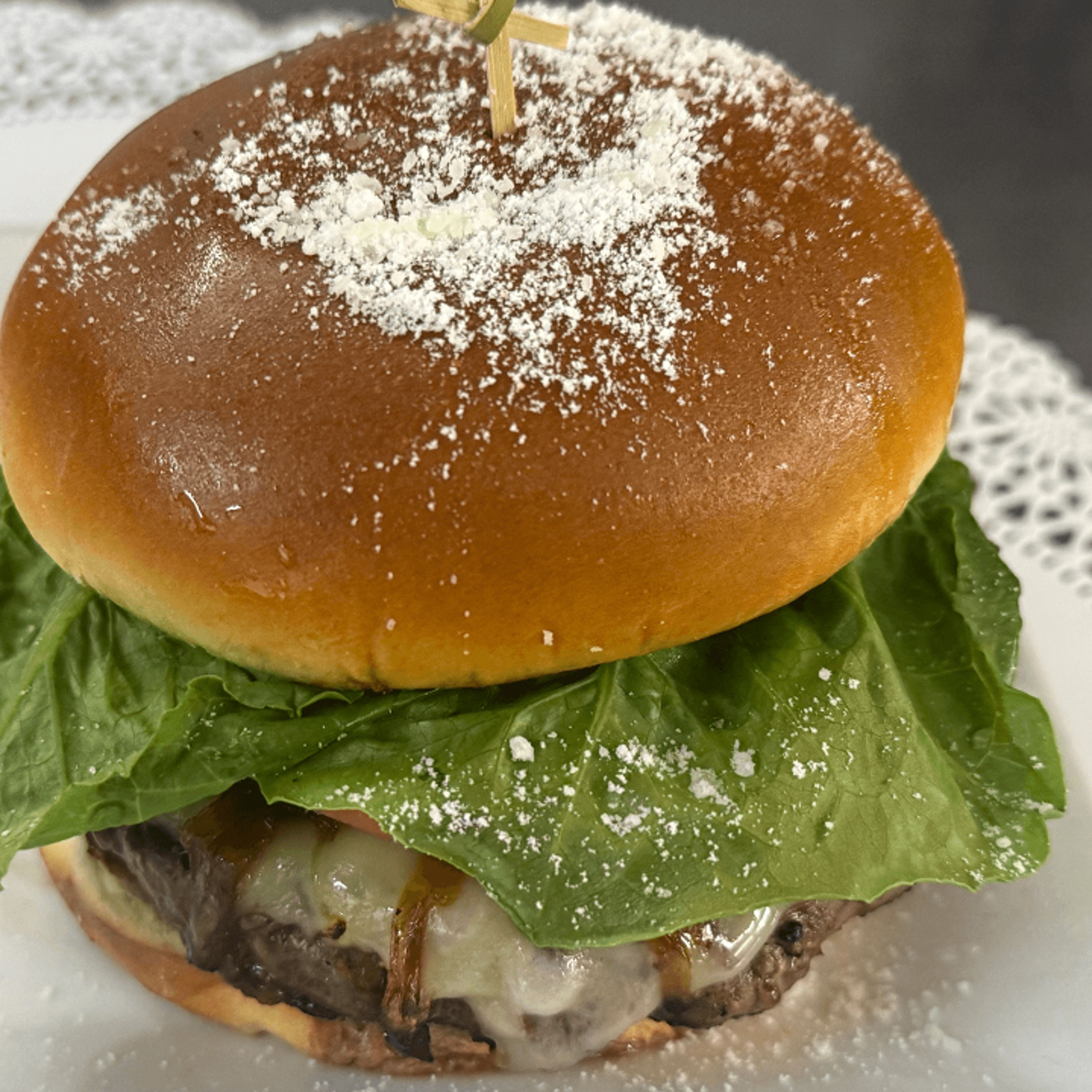 French Onion Burger.