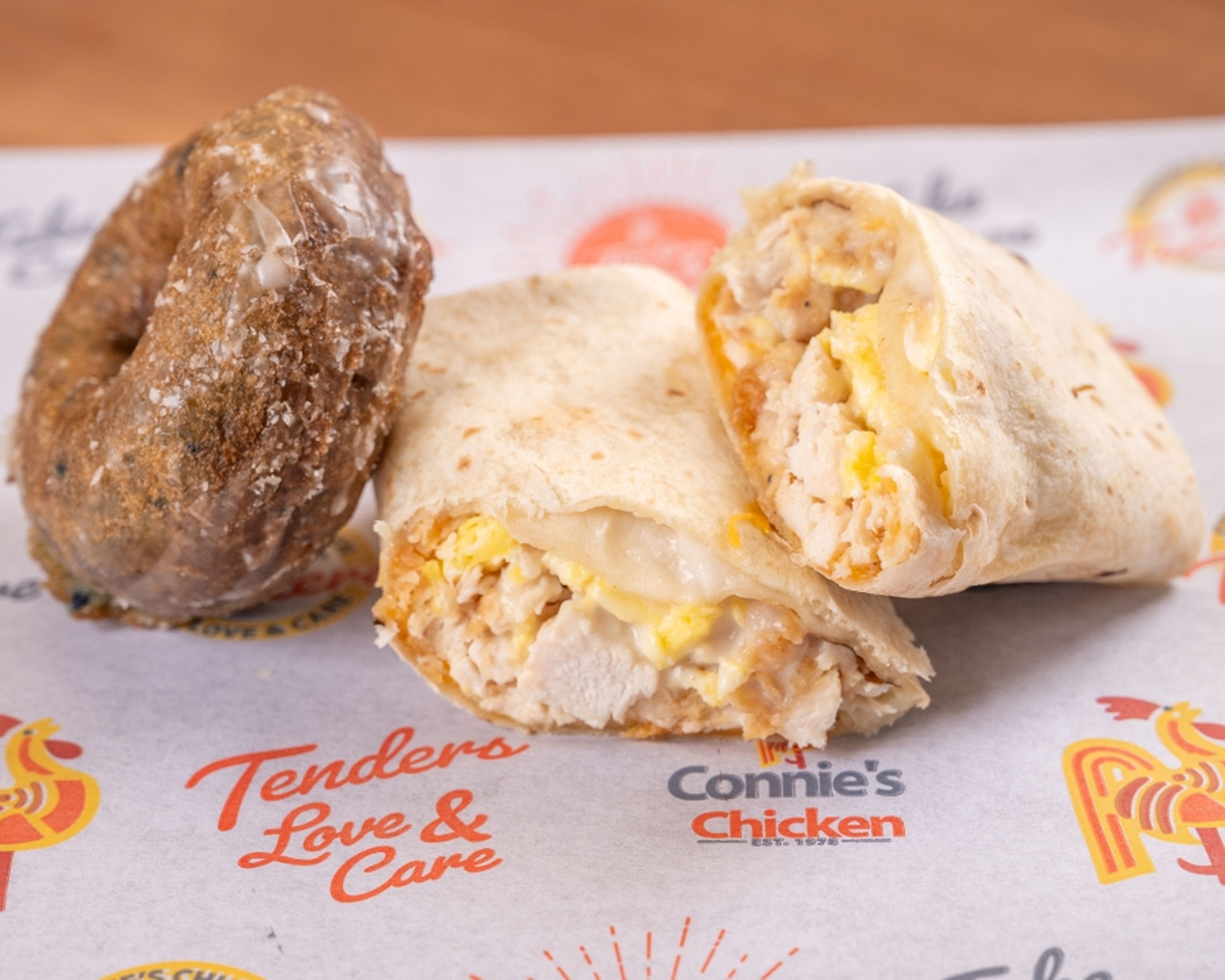 # 5 Breakfast Burrito Combo.