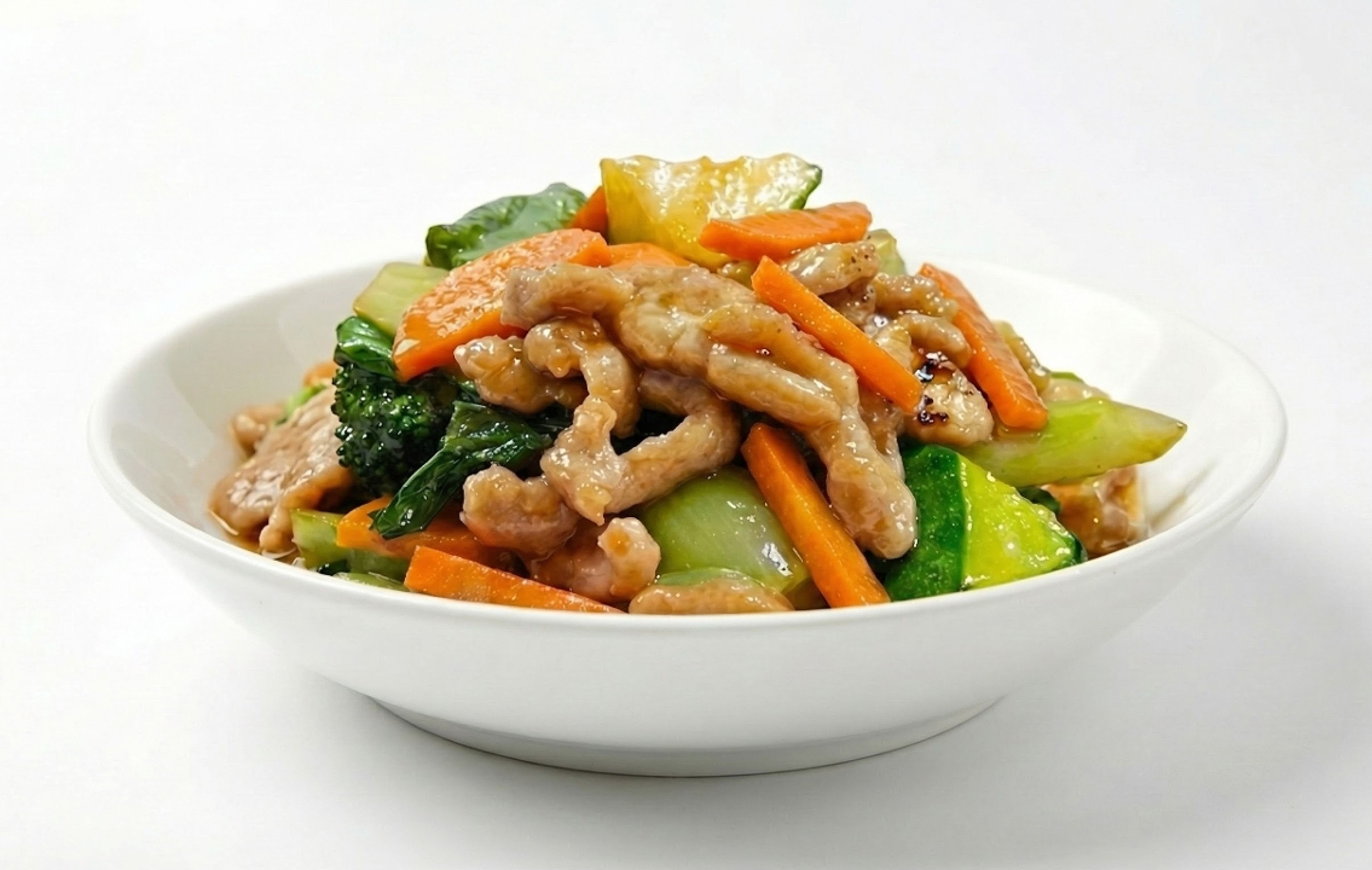 Wok Tossed Chicken & Vegetables.