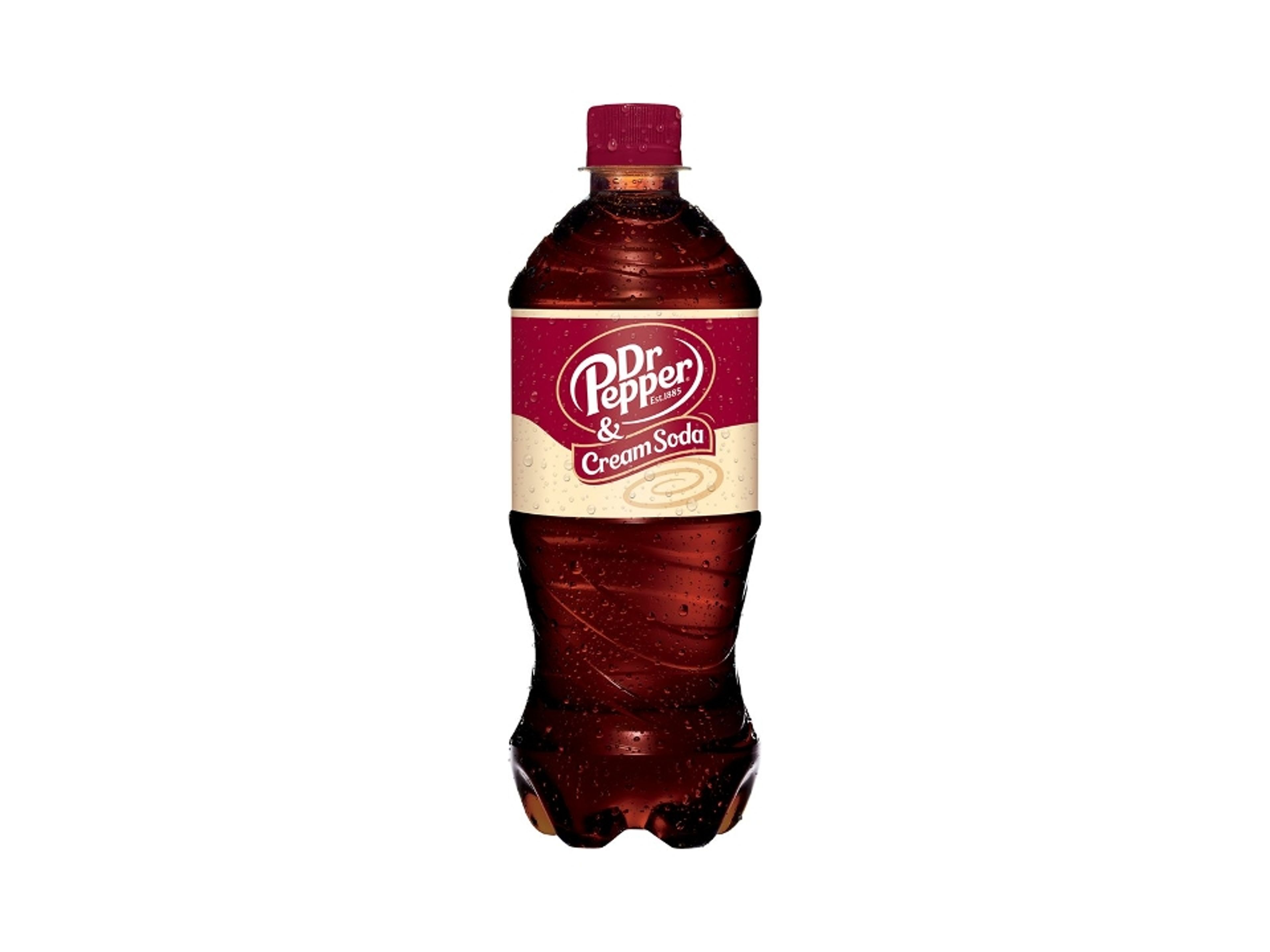 Dr. Pepper Cream Soda - 20oz Bottle.