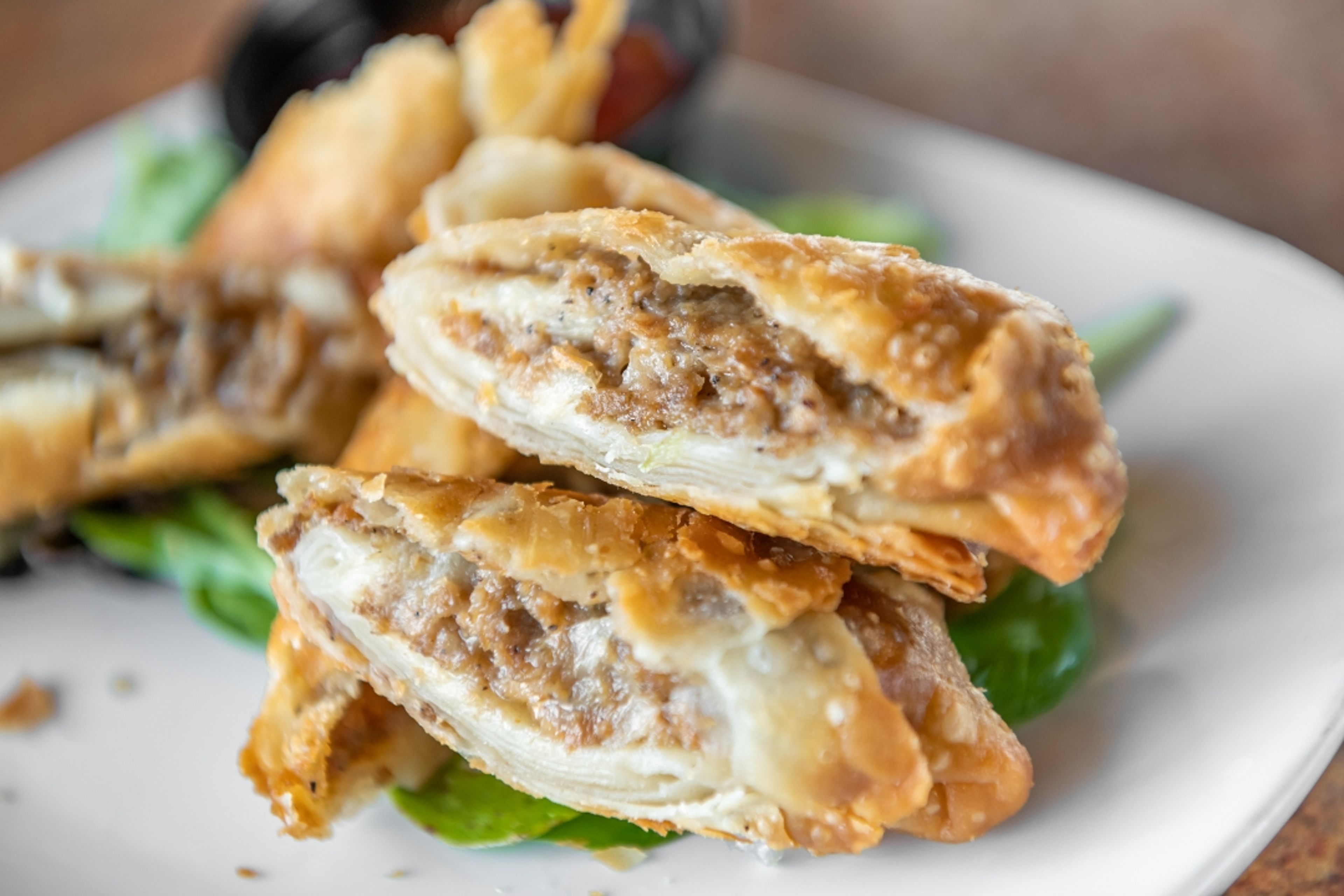 Cheesesteak Eggrolls.