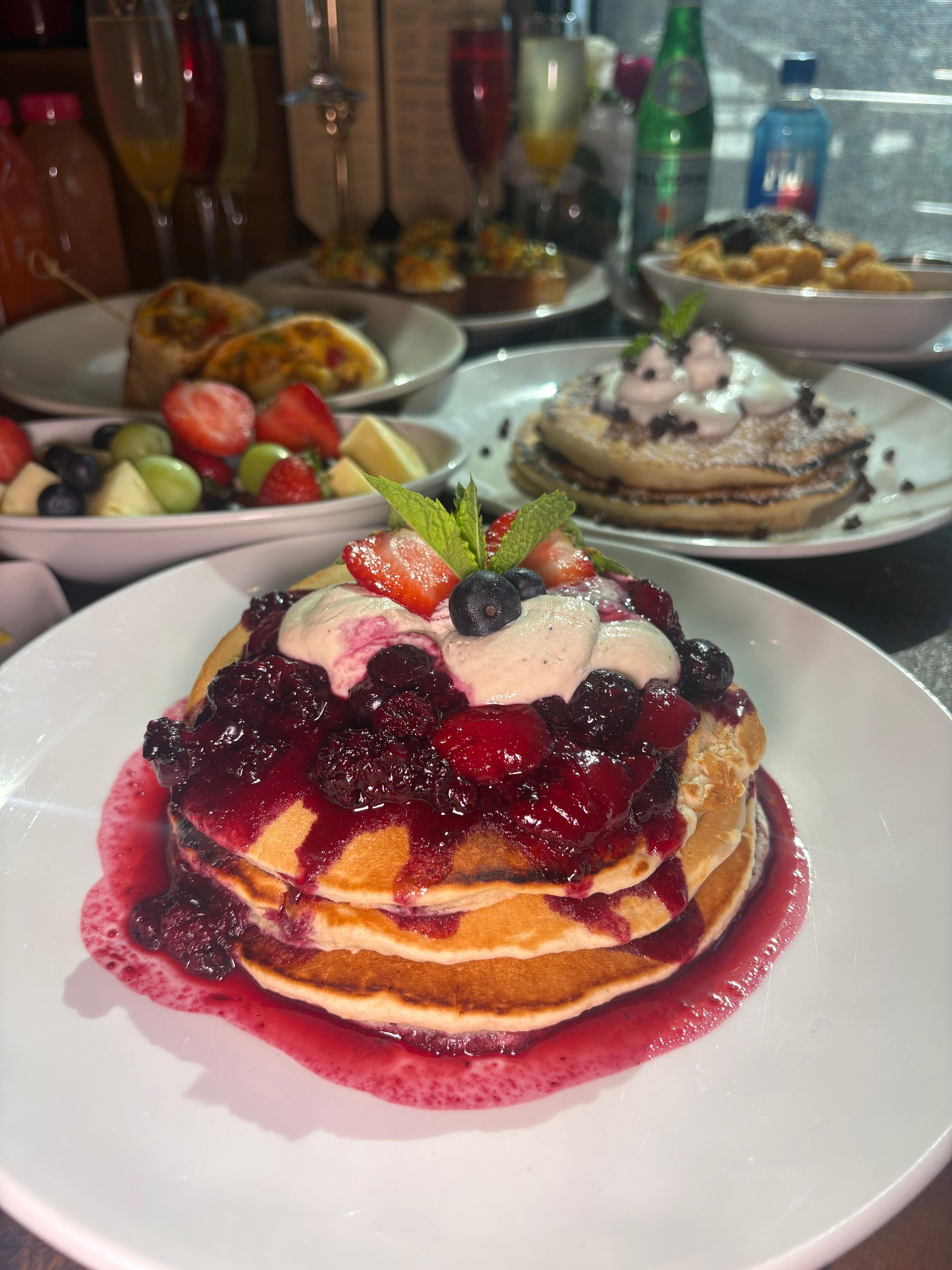 Mascarpone Pancakes.