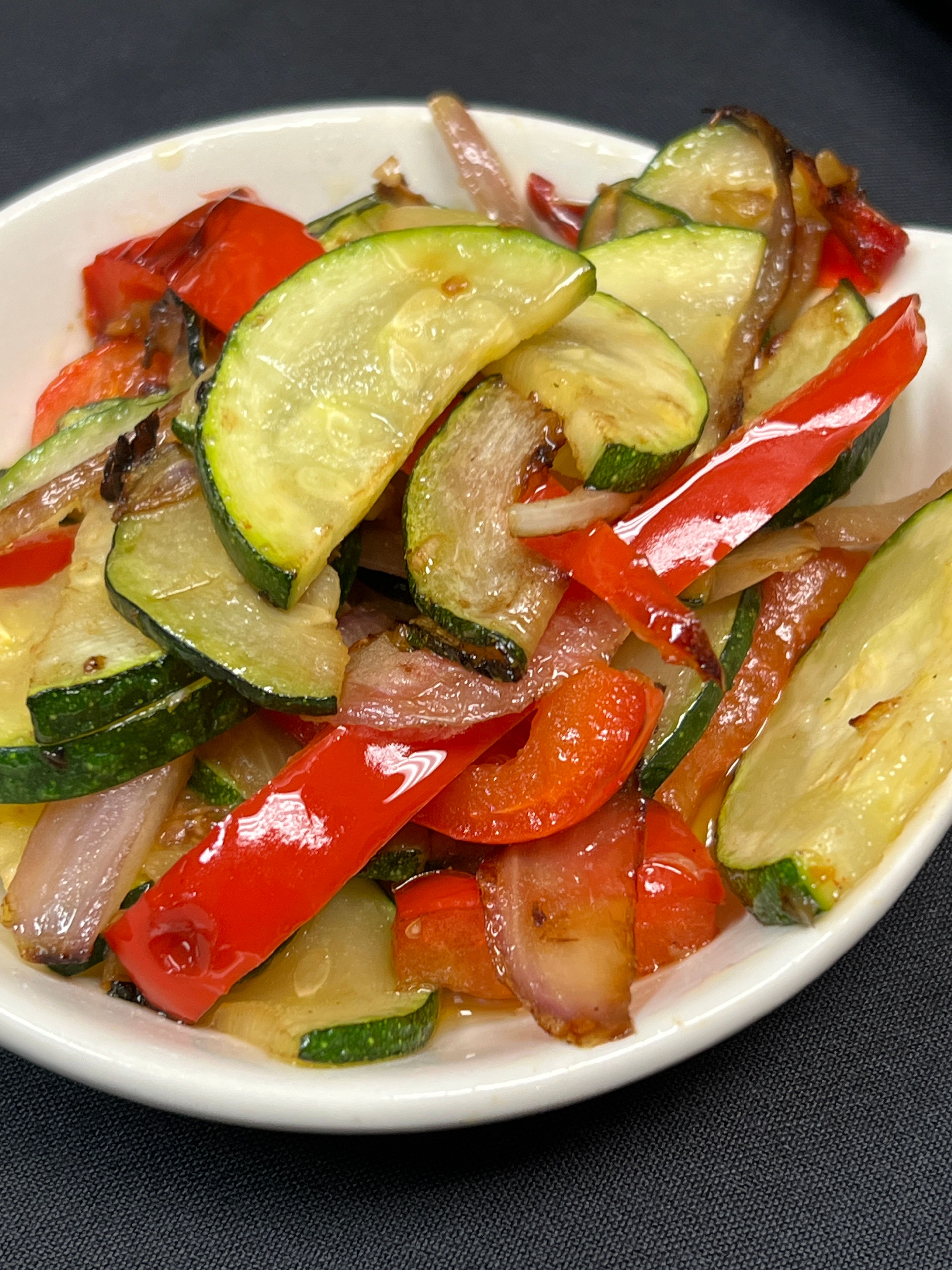 Sauteed Zucchini.