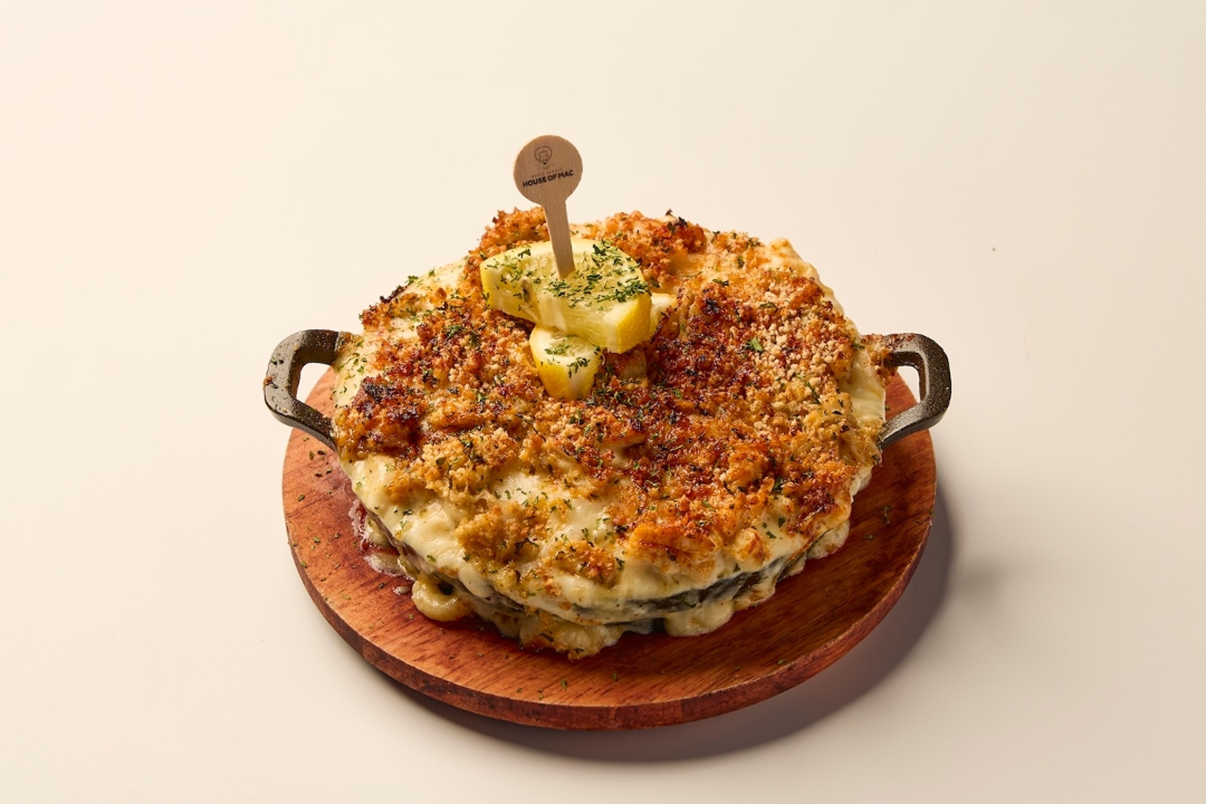Colossal Lump Crab Mac.