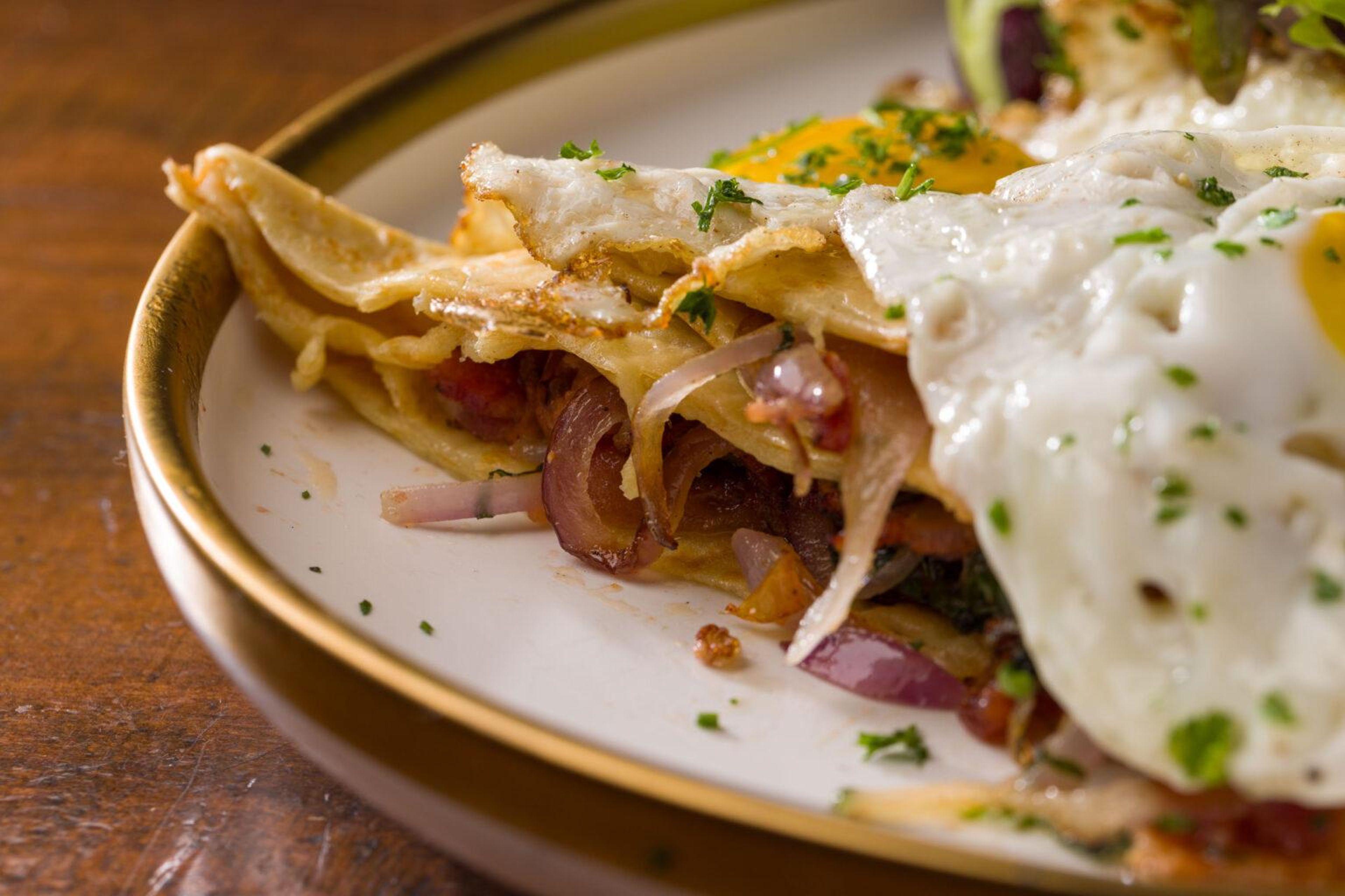 Sunny Side Up Crepe.