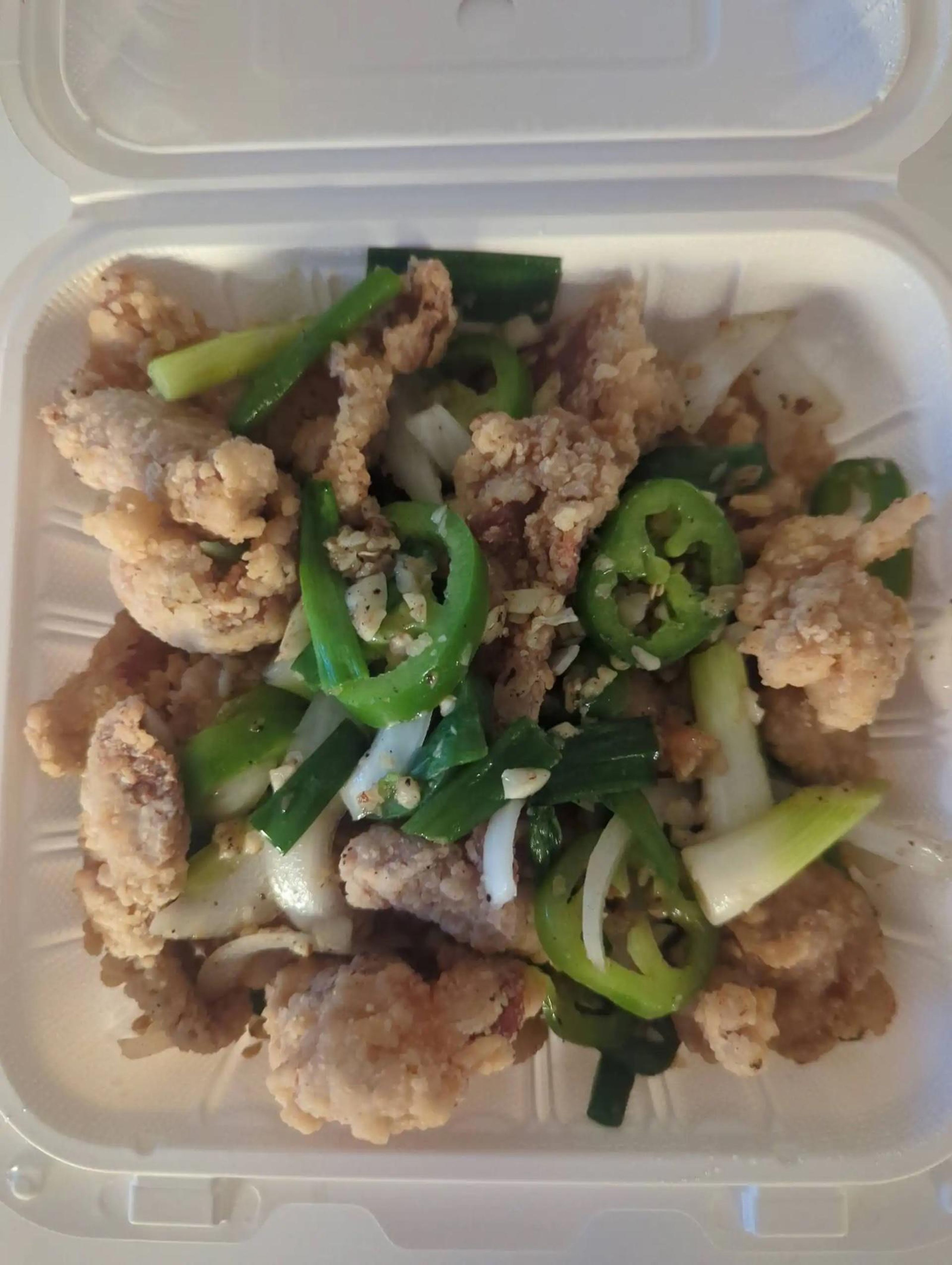 Pepper Salted Pork (gf).