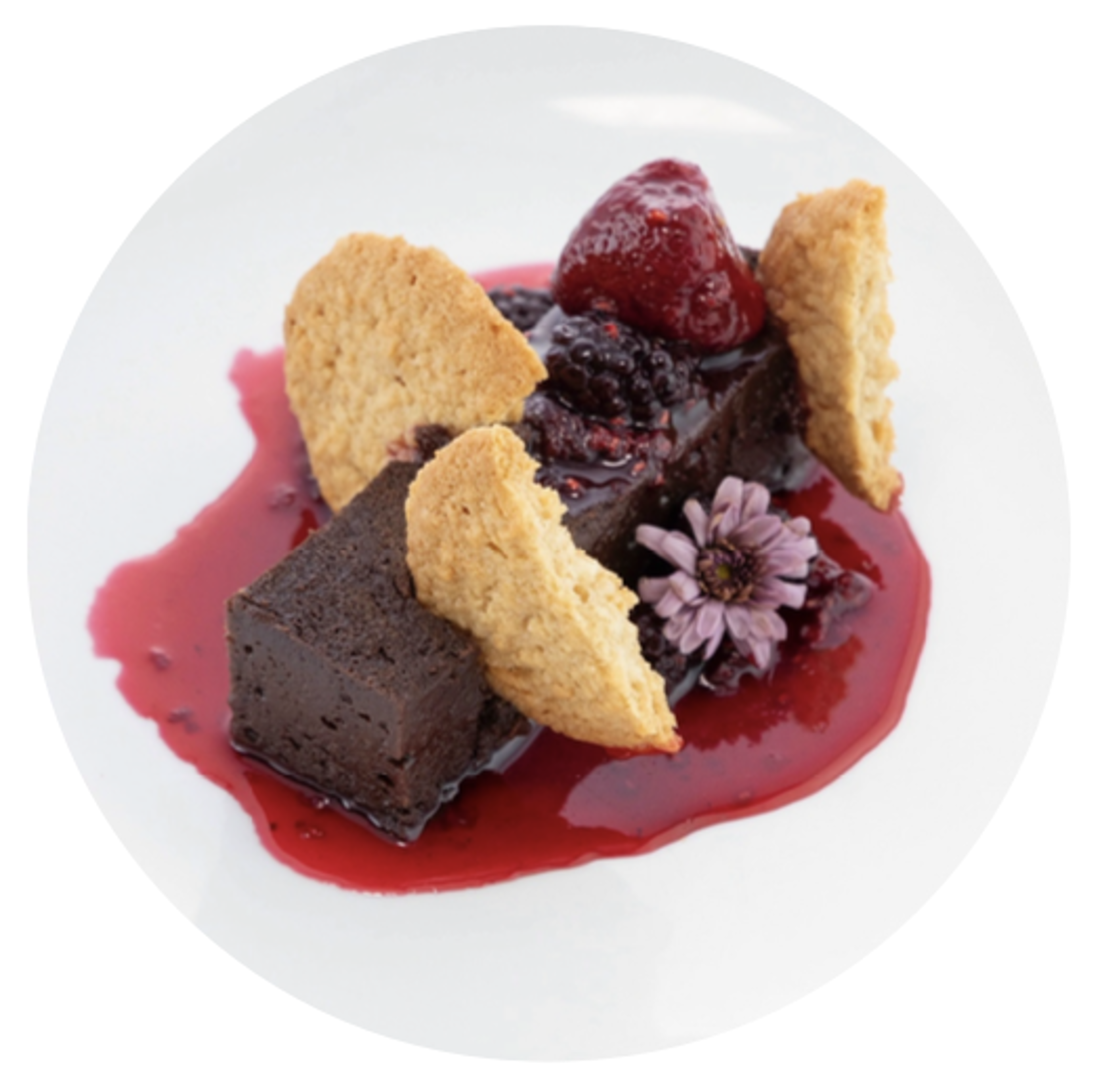 Chocolate Flourless Cake.