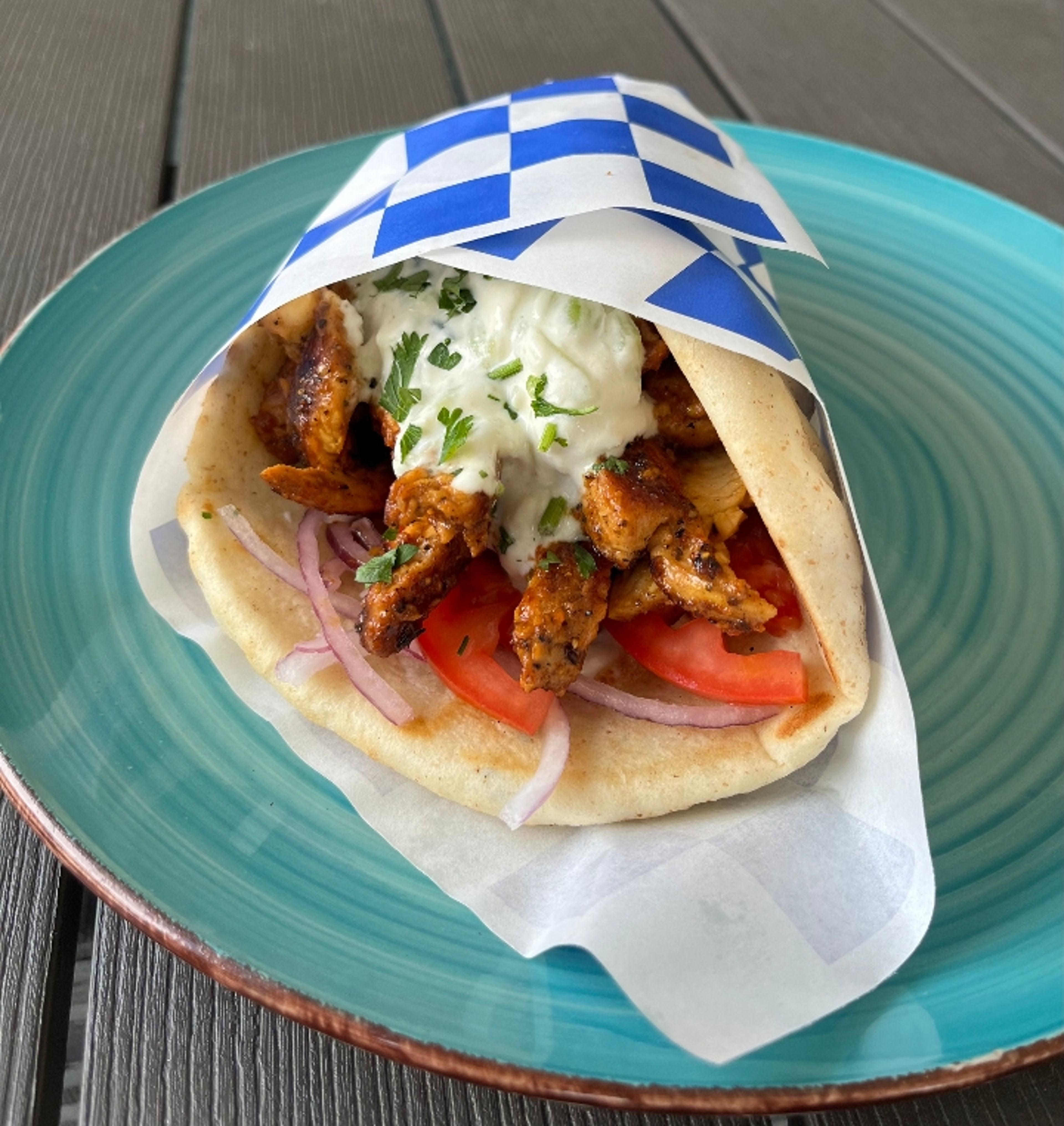Signature Grilled Chicken Yeero (Gyro).