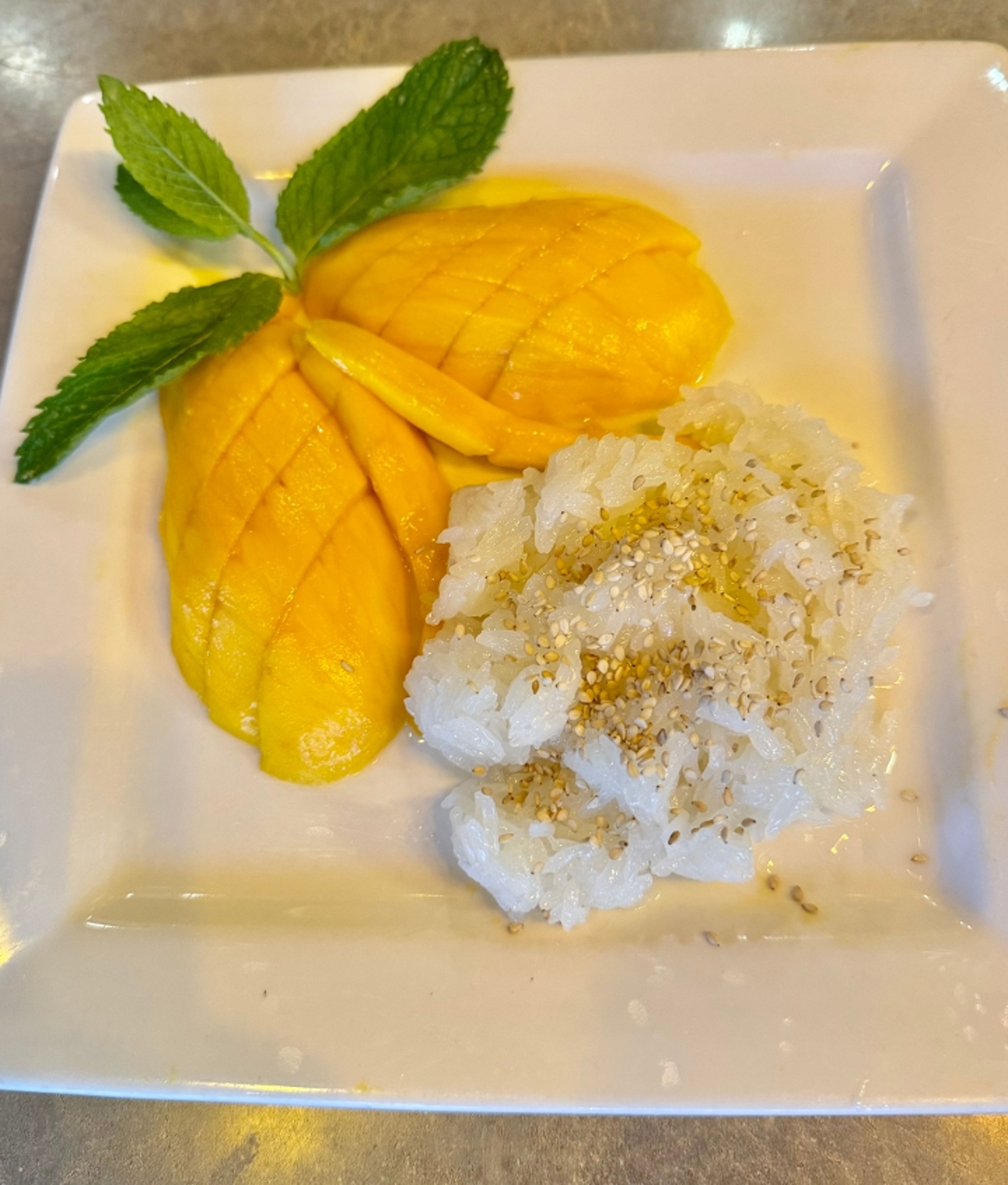 Sticky Rice with Mango.