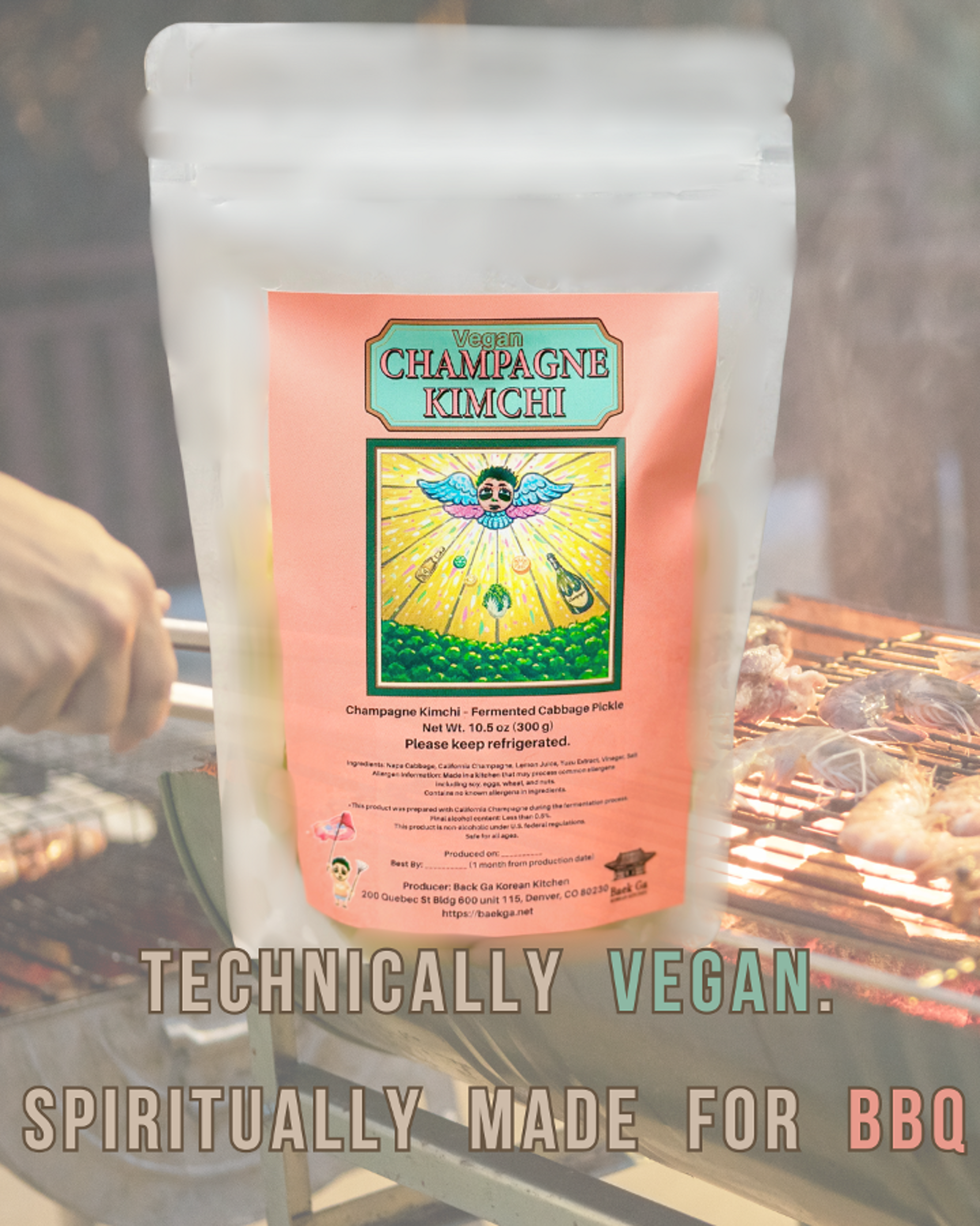 Champagne Kimchi 350g.