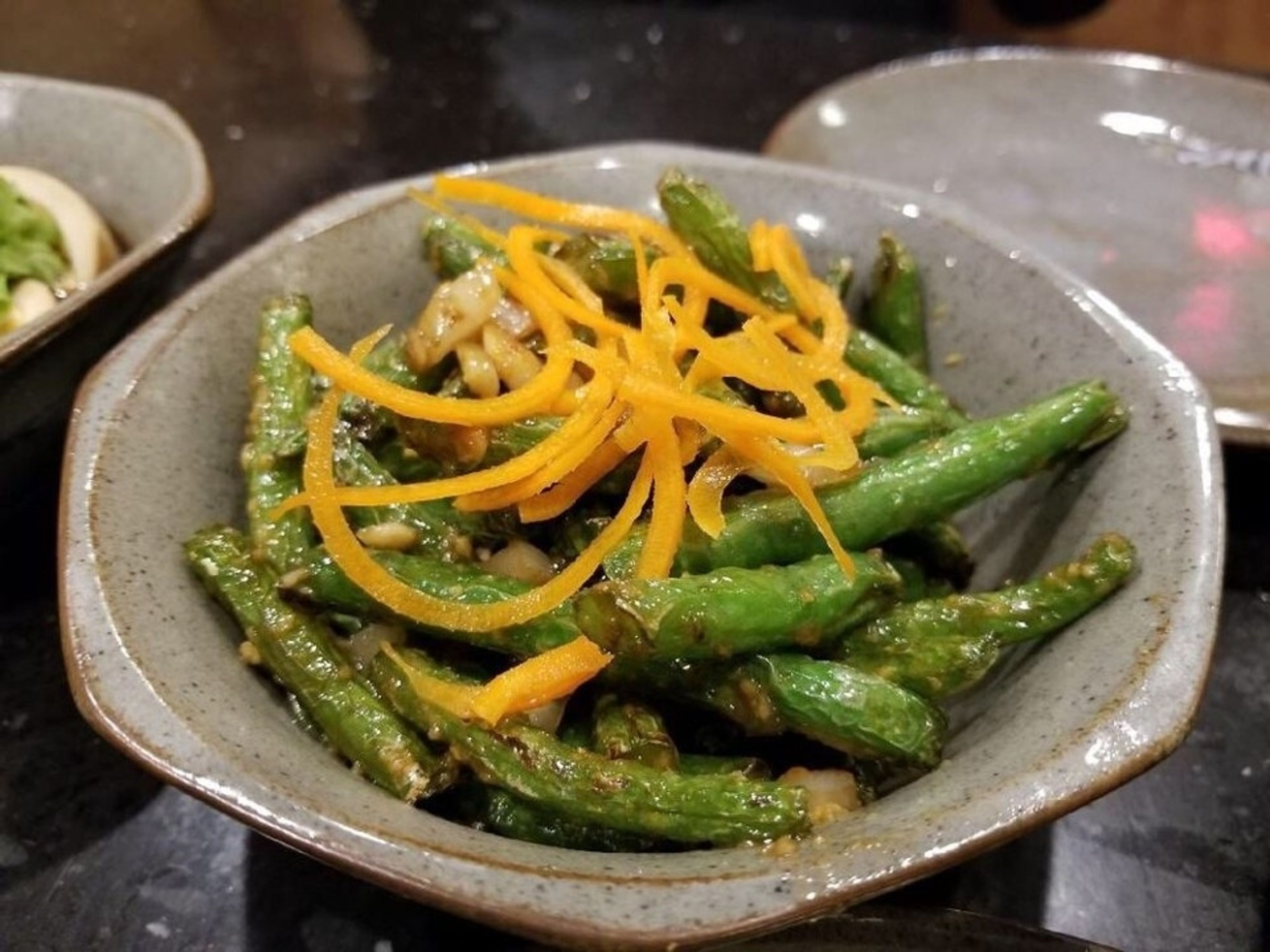 Wok Fried Green Beans.