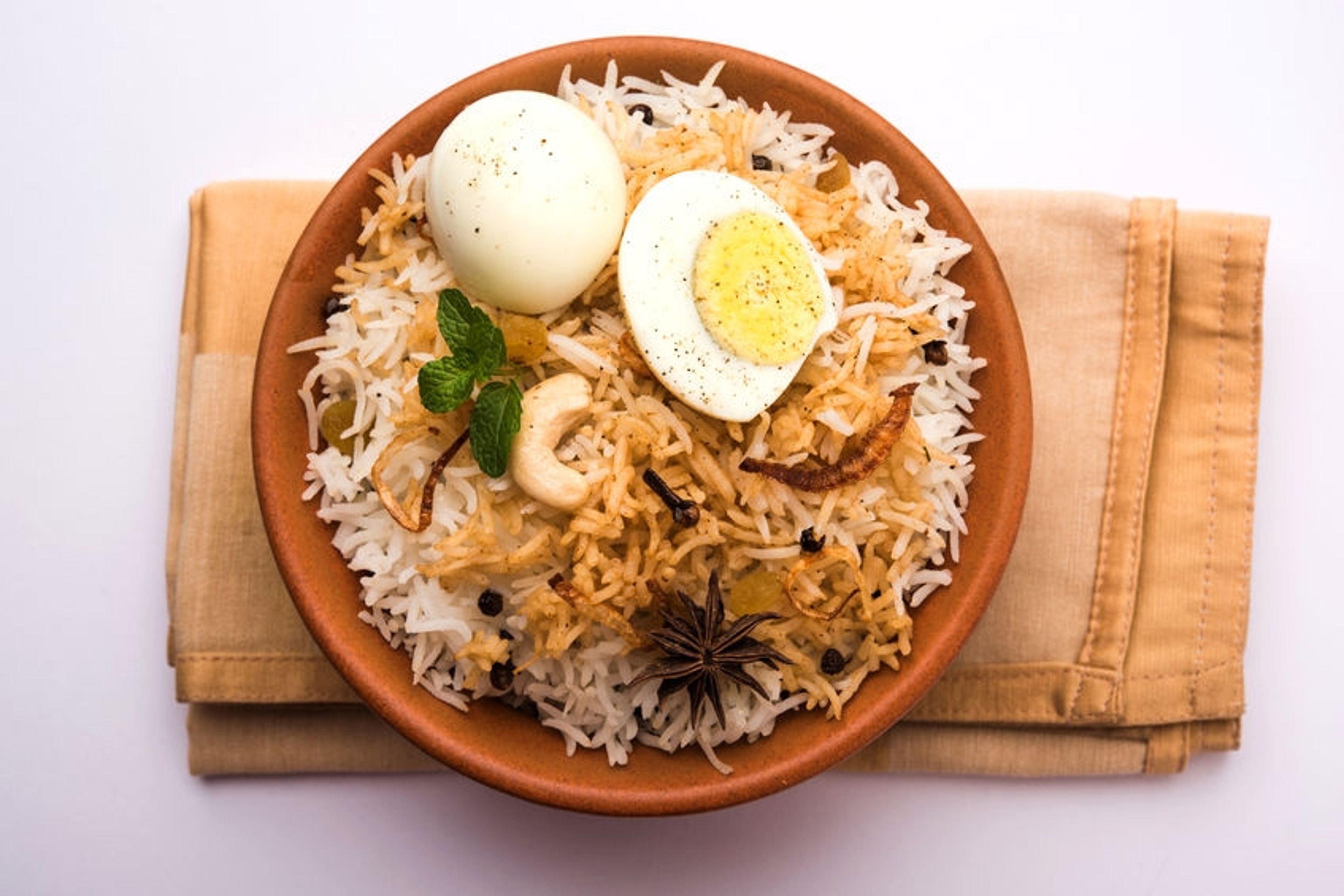 Egg Biryani.