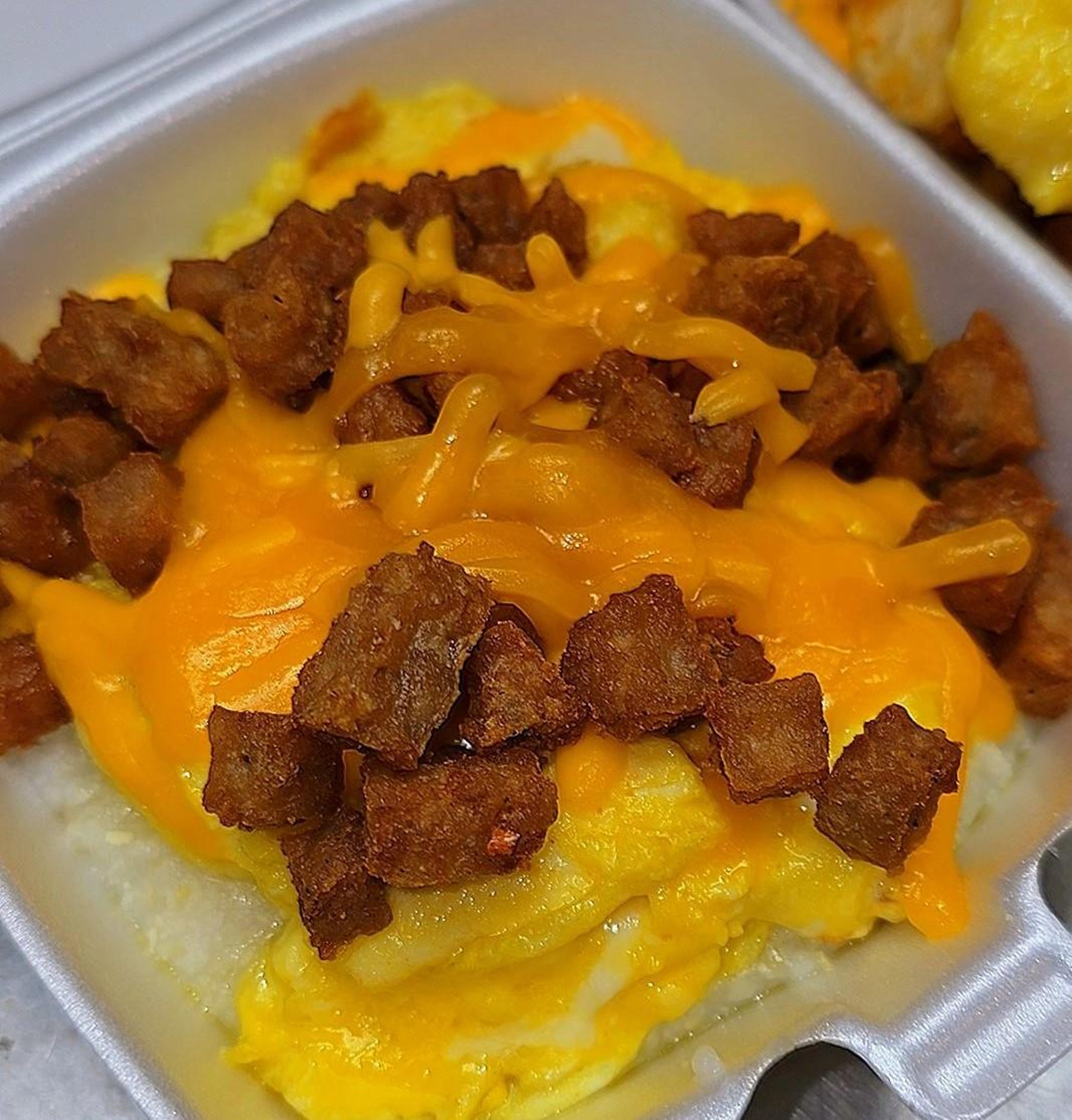 Diced Pattie Sausage Bowl.