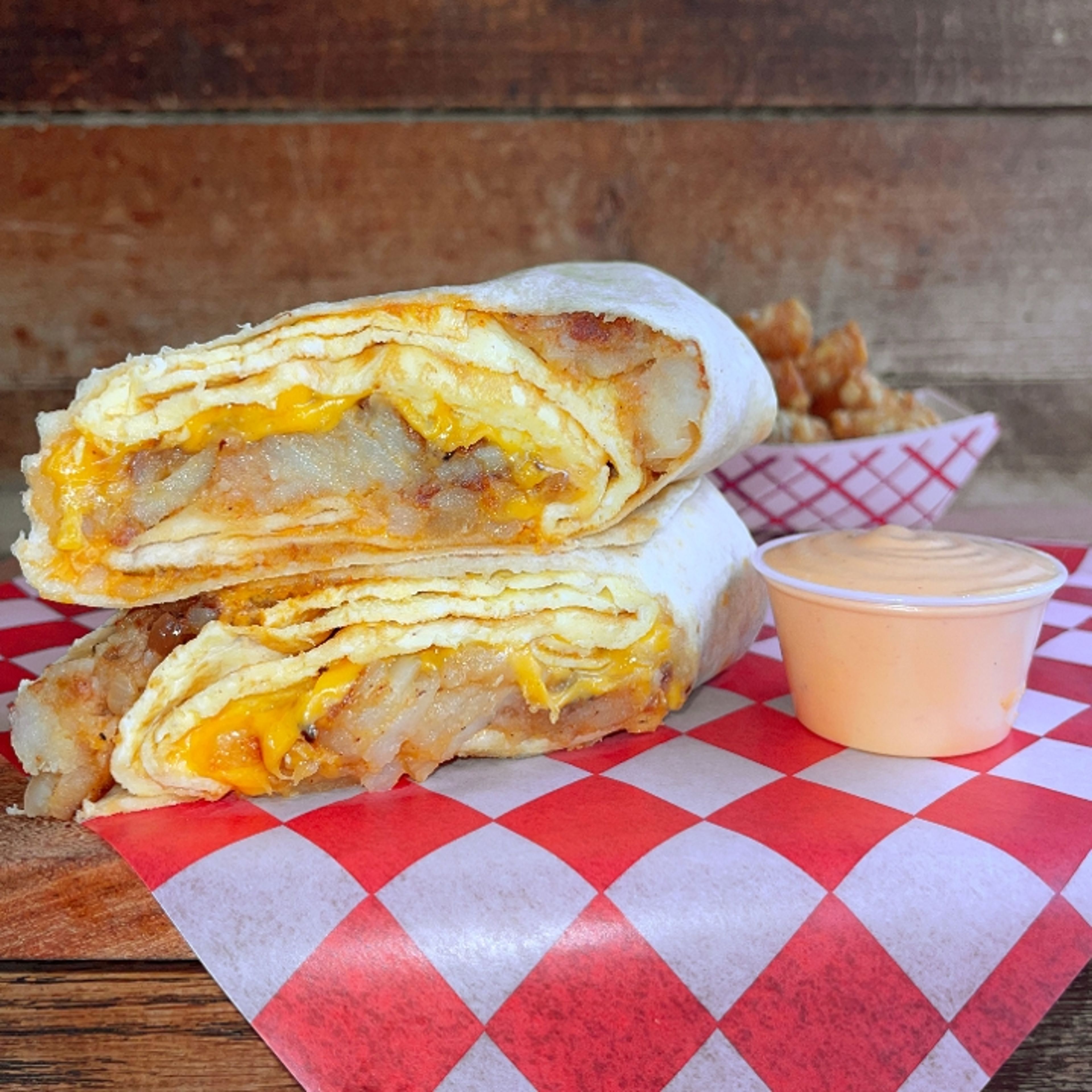 Eggs & Cheese Burrito.