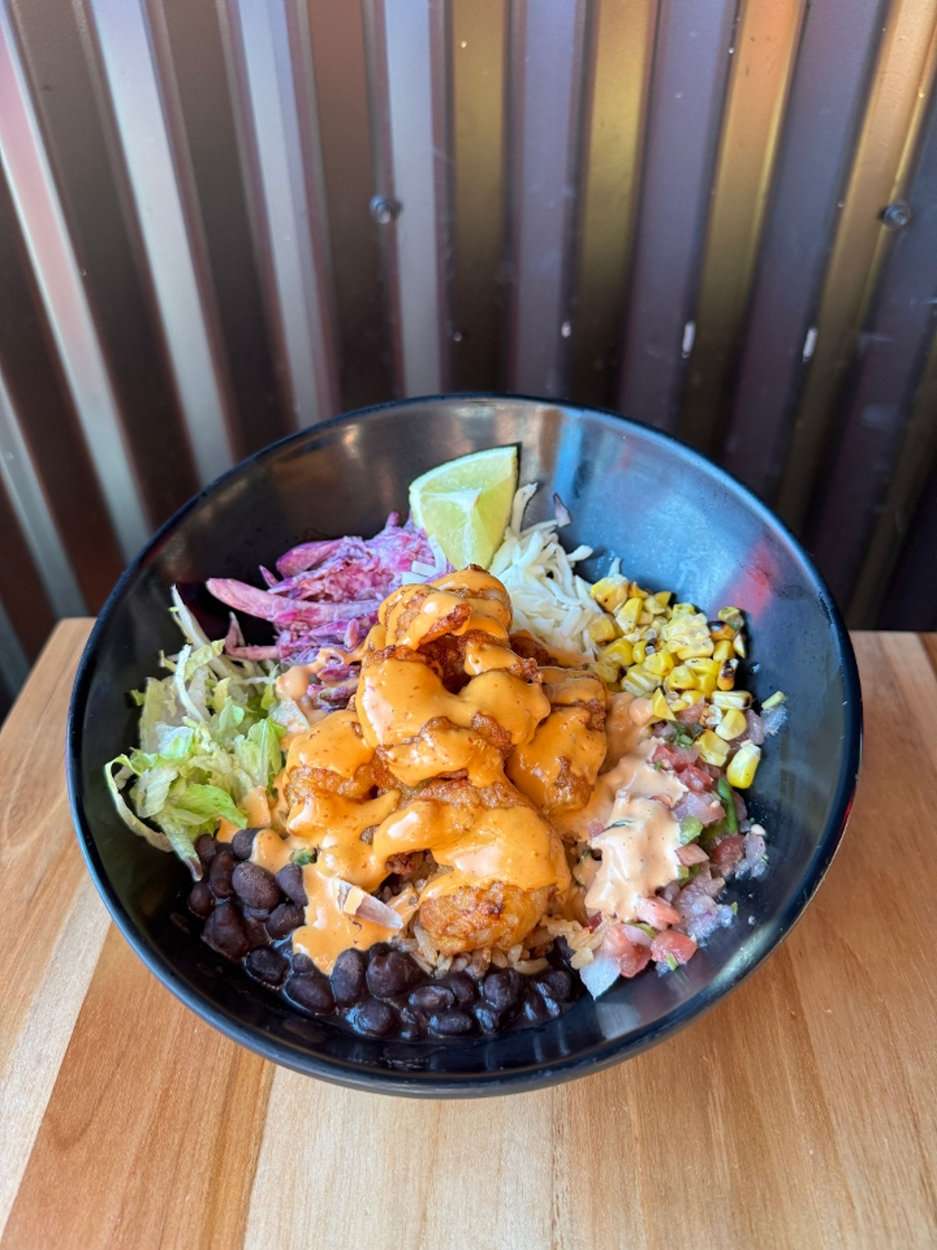 BAJA SHRIMP BOWL.