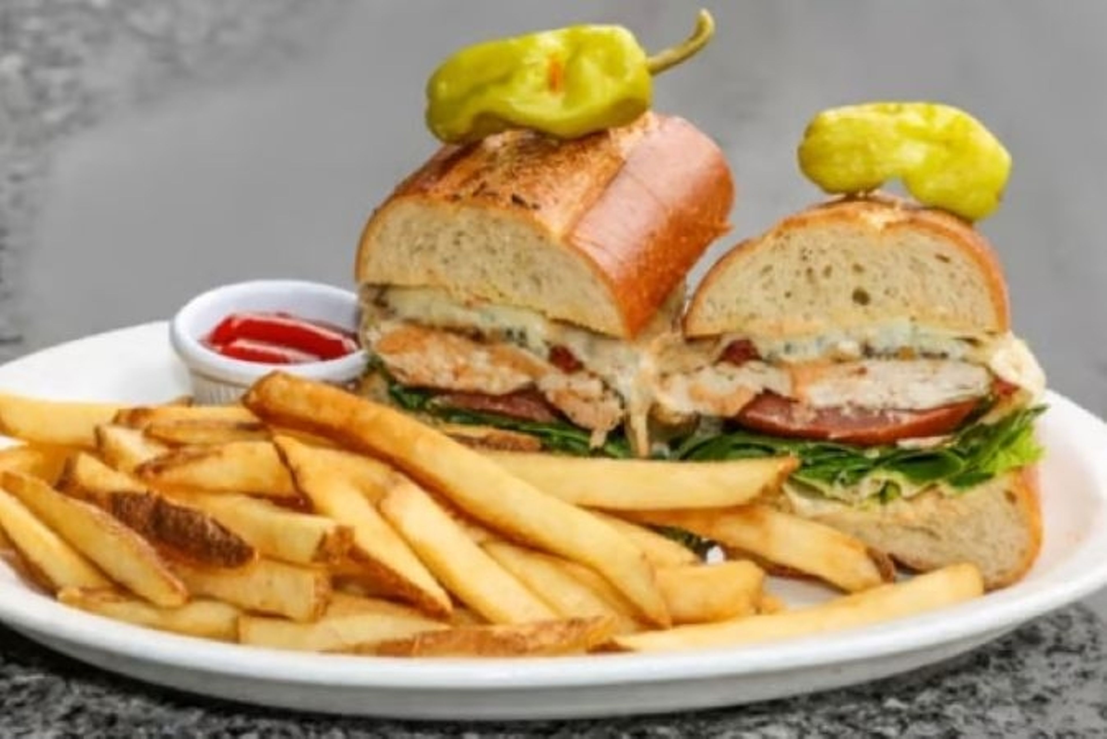 Mozzarella Chicken Sandwich.