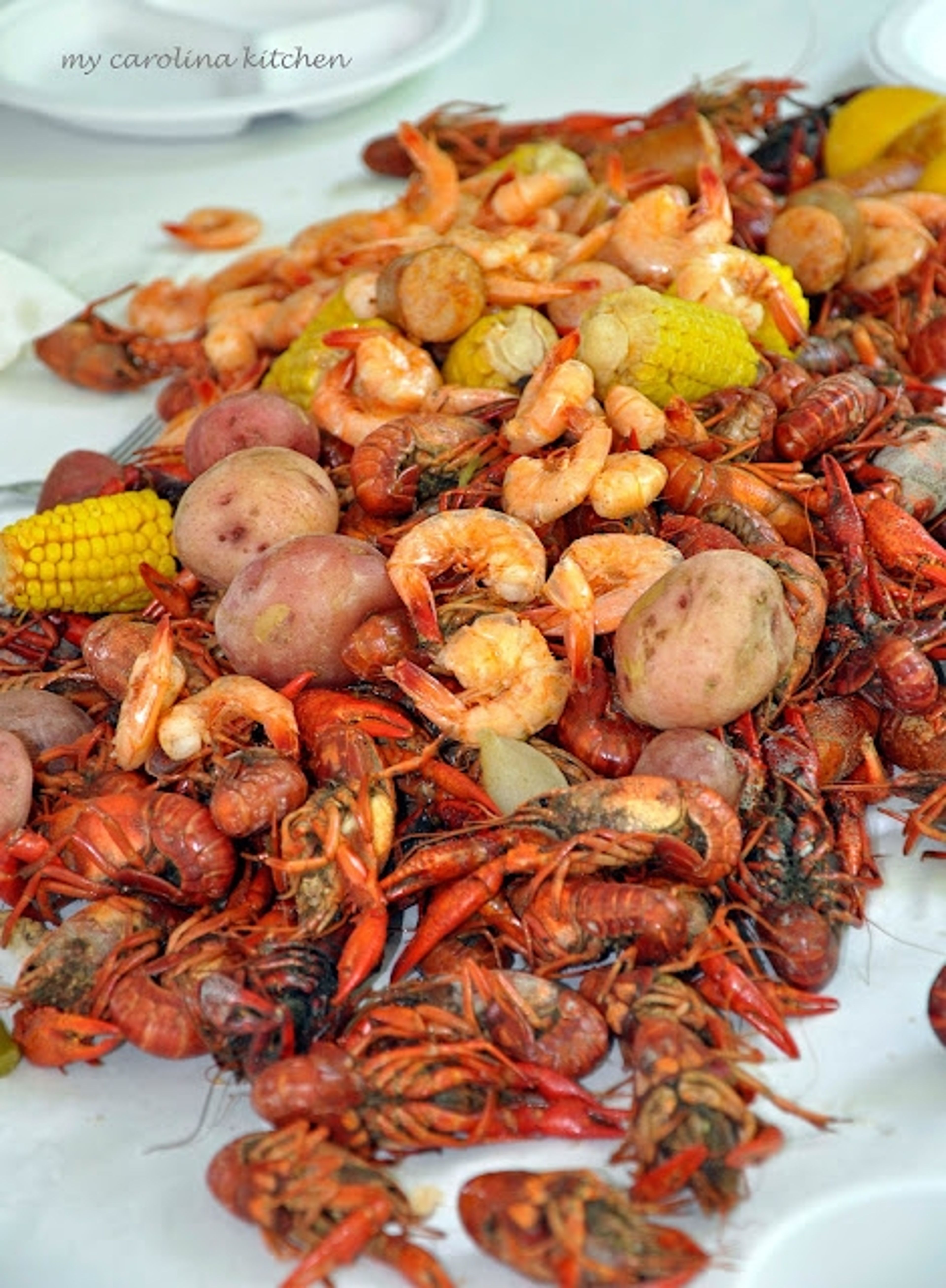 Mo's Shrimp & Crawfish Fiesta.